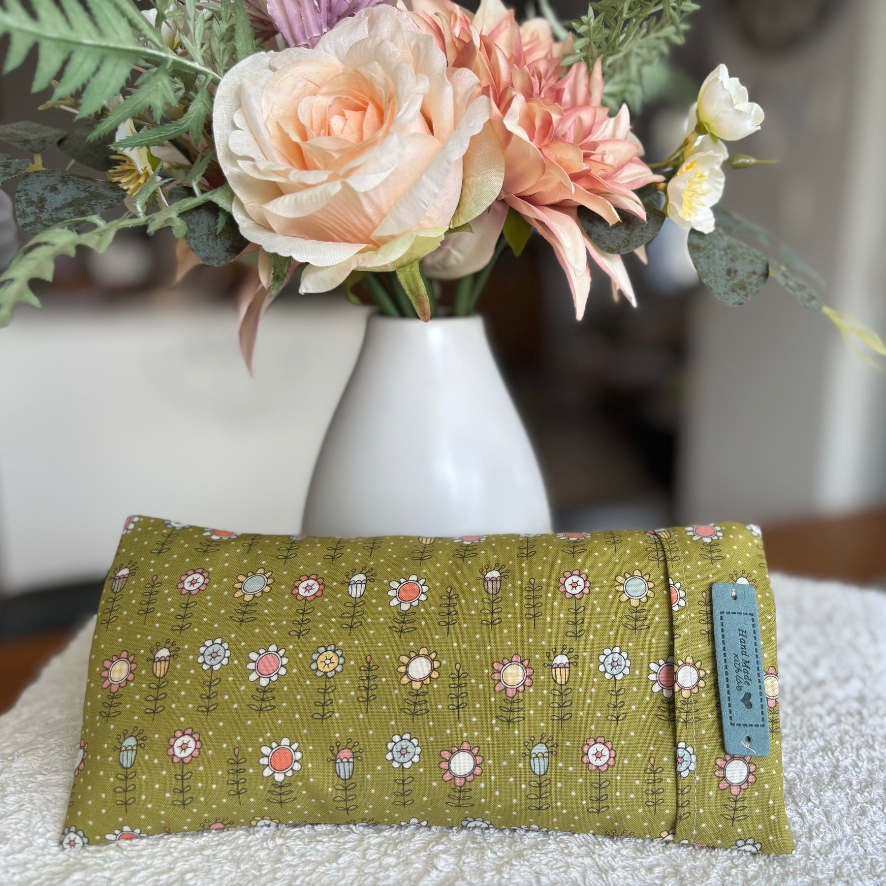 Lavender Eye Pillows with removable pillowcase