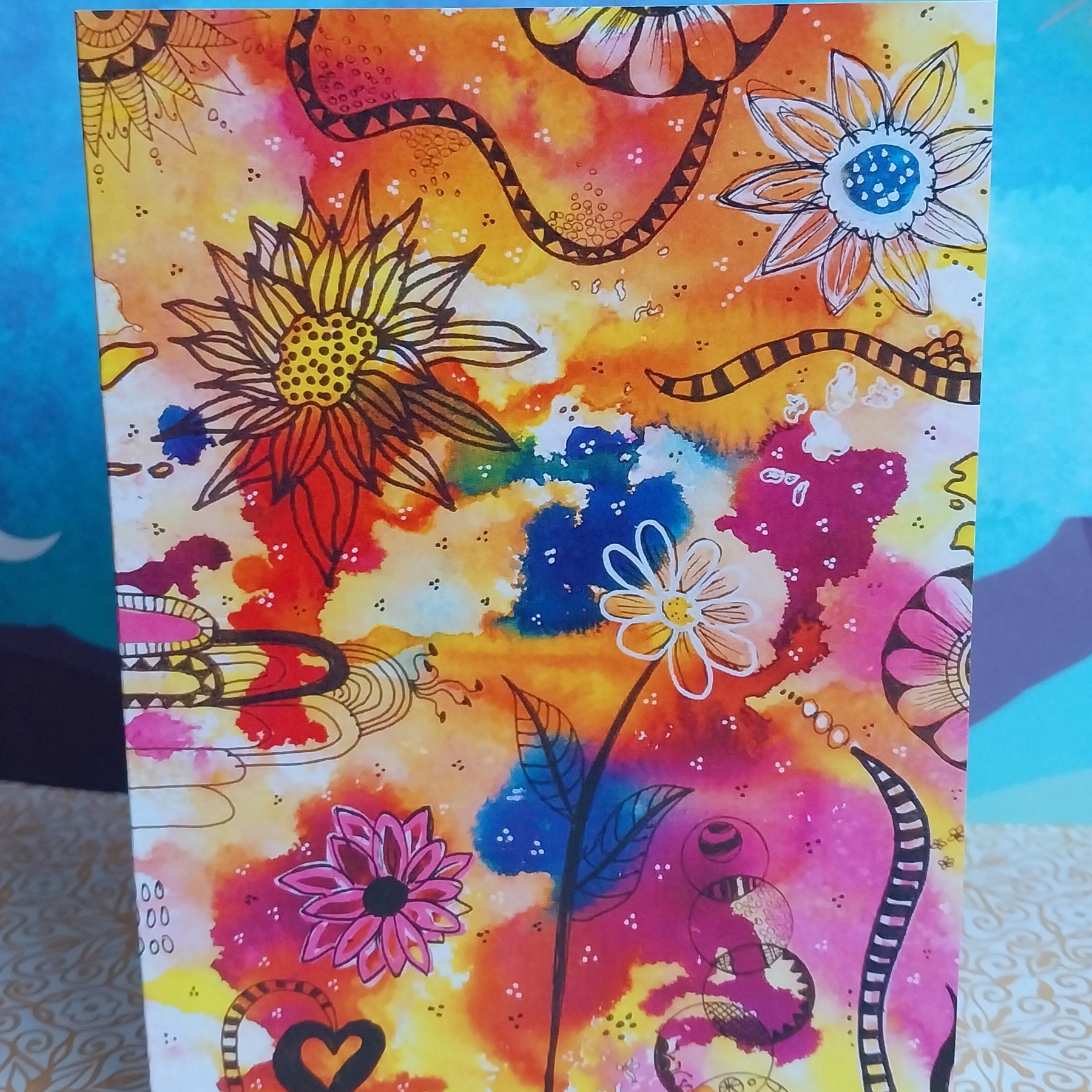 Desert Vibes Blank Greeting Card