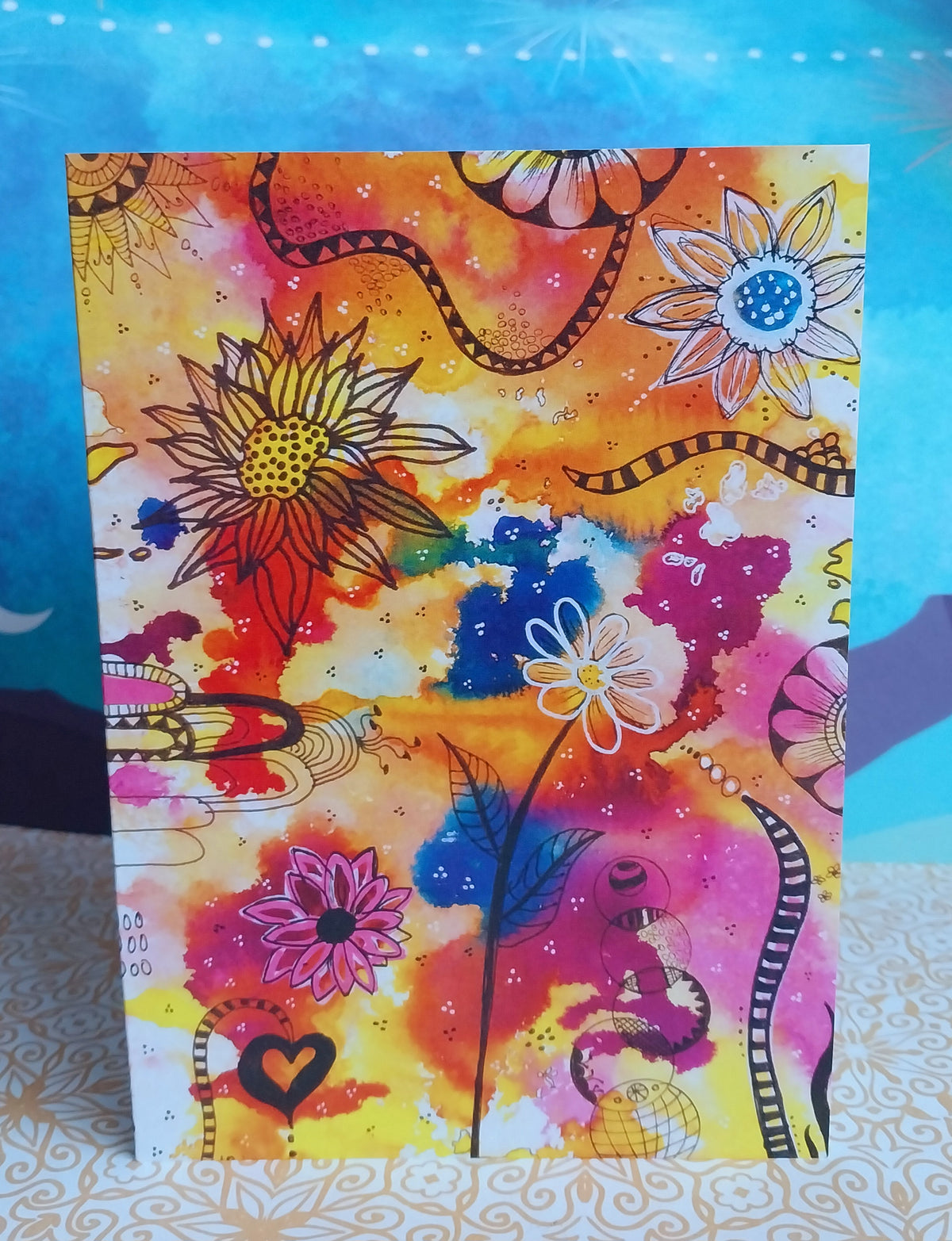 Desert Vibes Blank Greeting Card