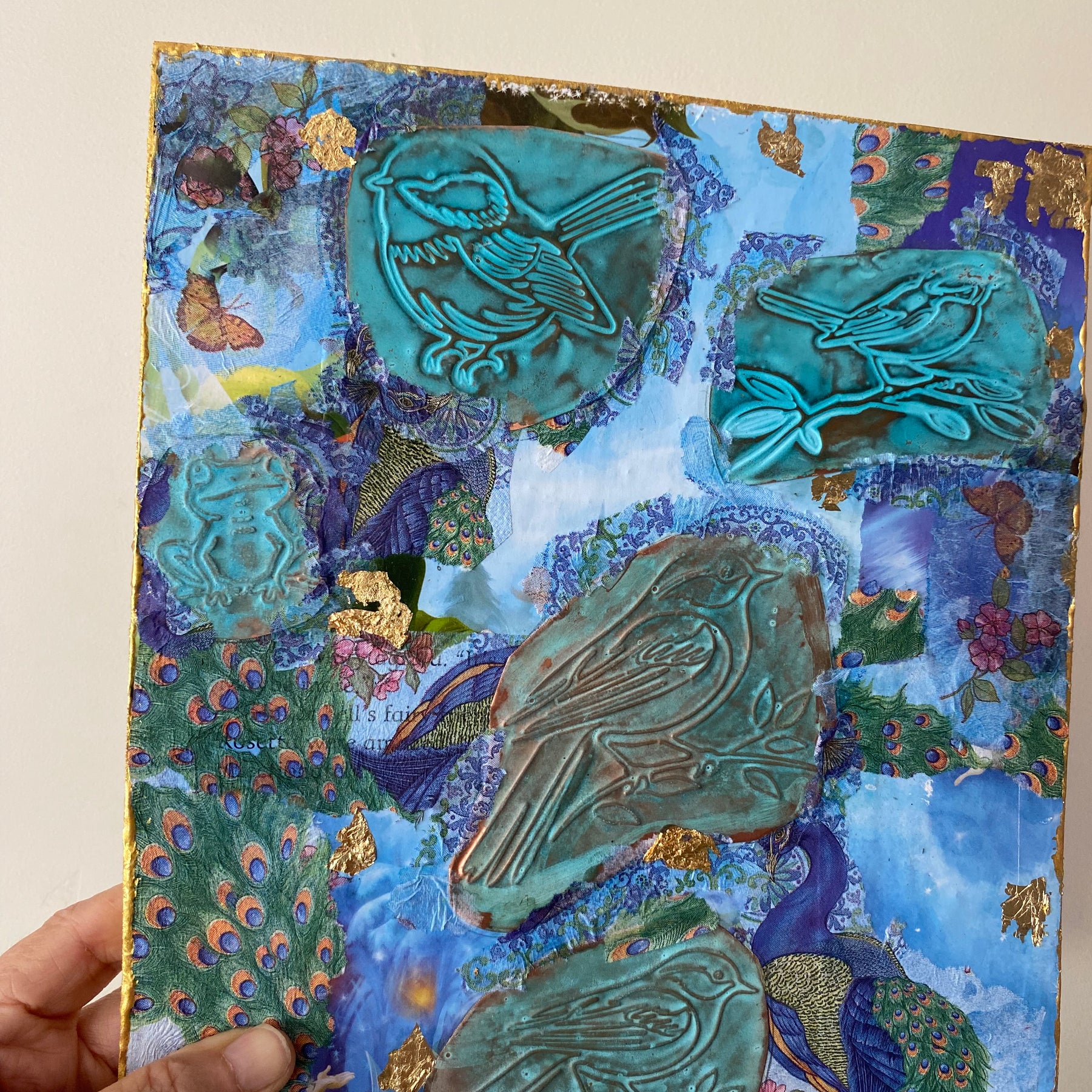 Secret garden, copperart wall hanging