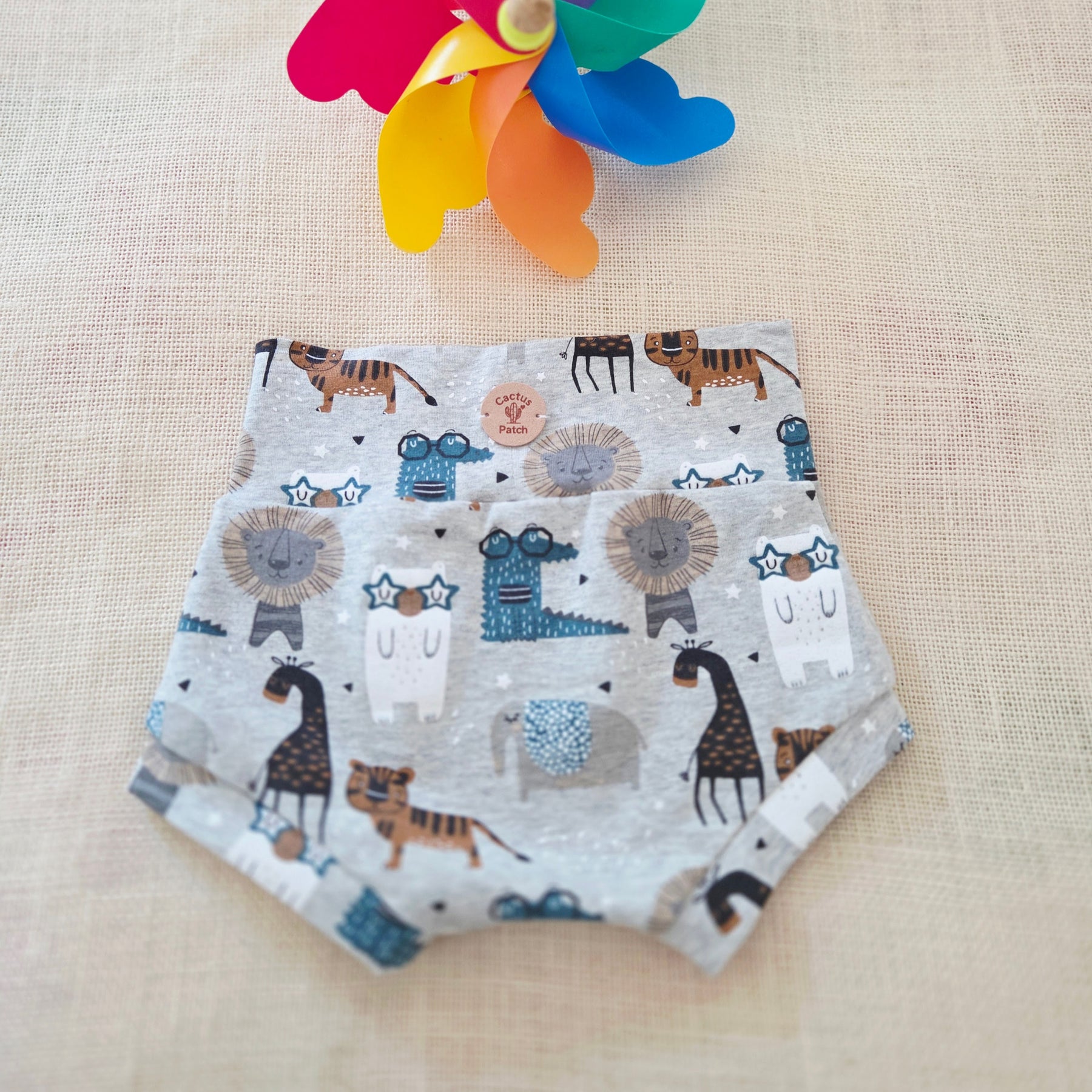 "Safari Stars" Bummies - Size 9-12 Months