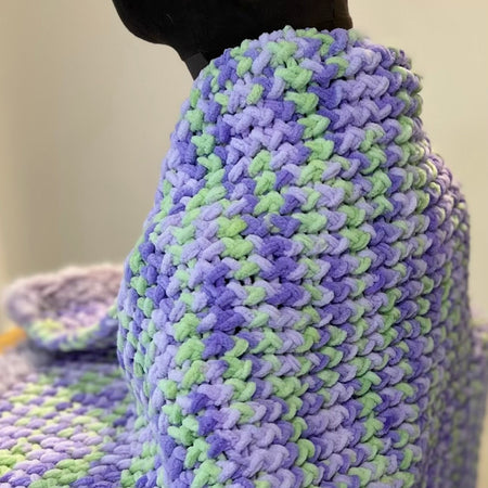 Lavender shawl