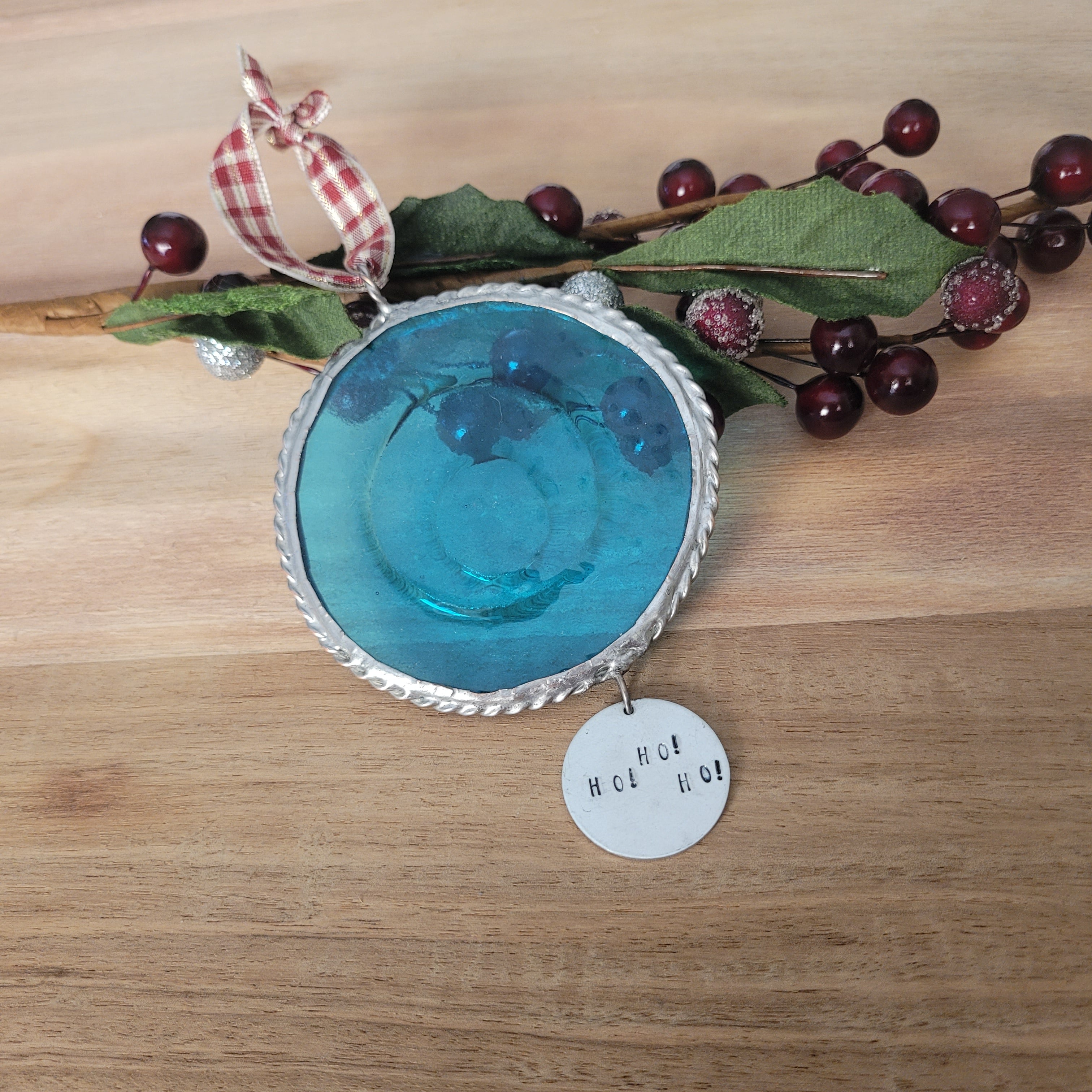 Fused Glass Xmas Ornament - limited edition (3 of )