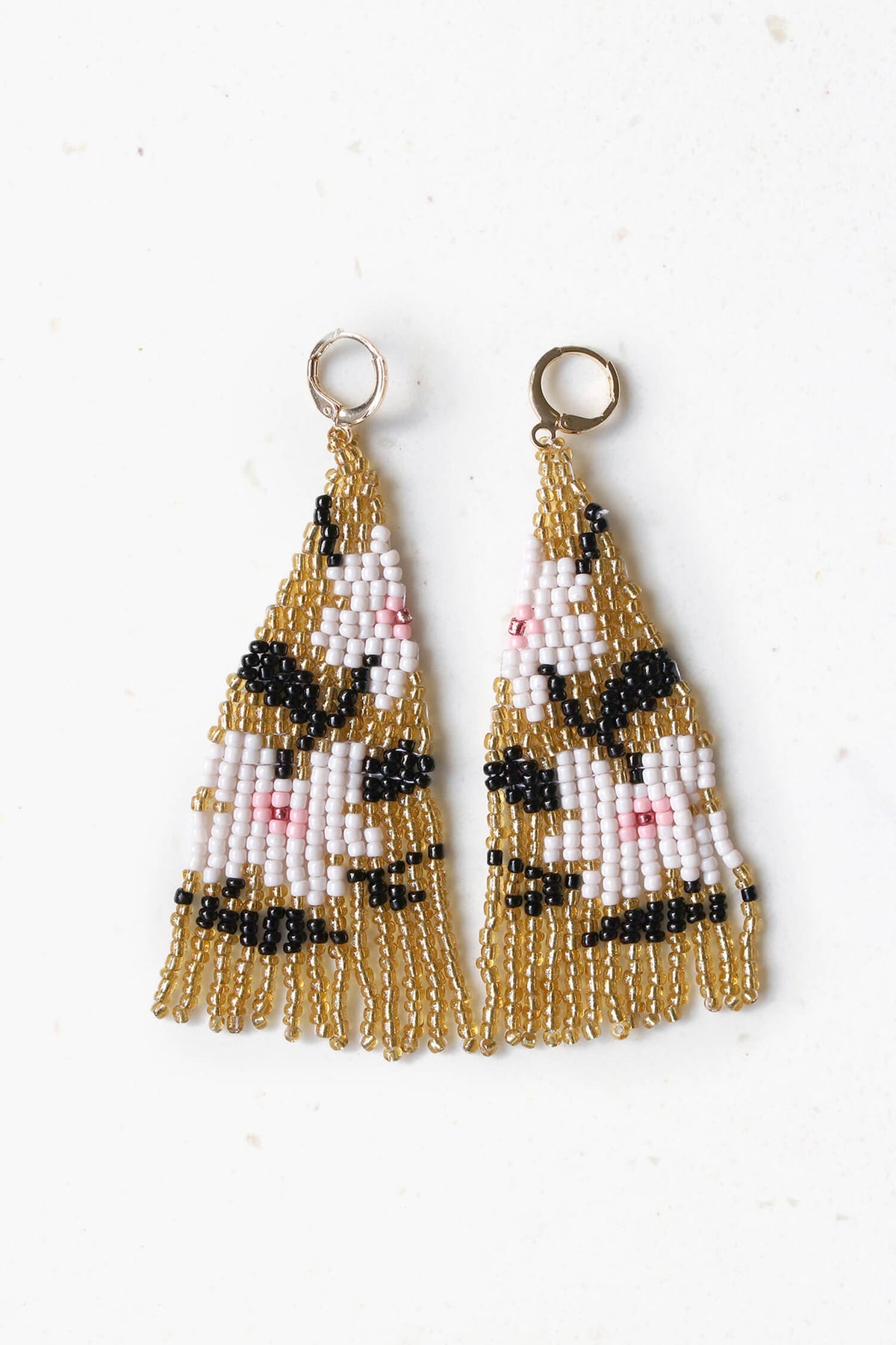 Flora Drops Beaded Earrings