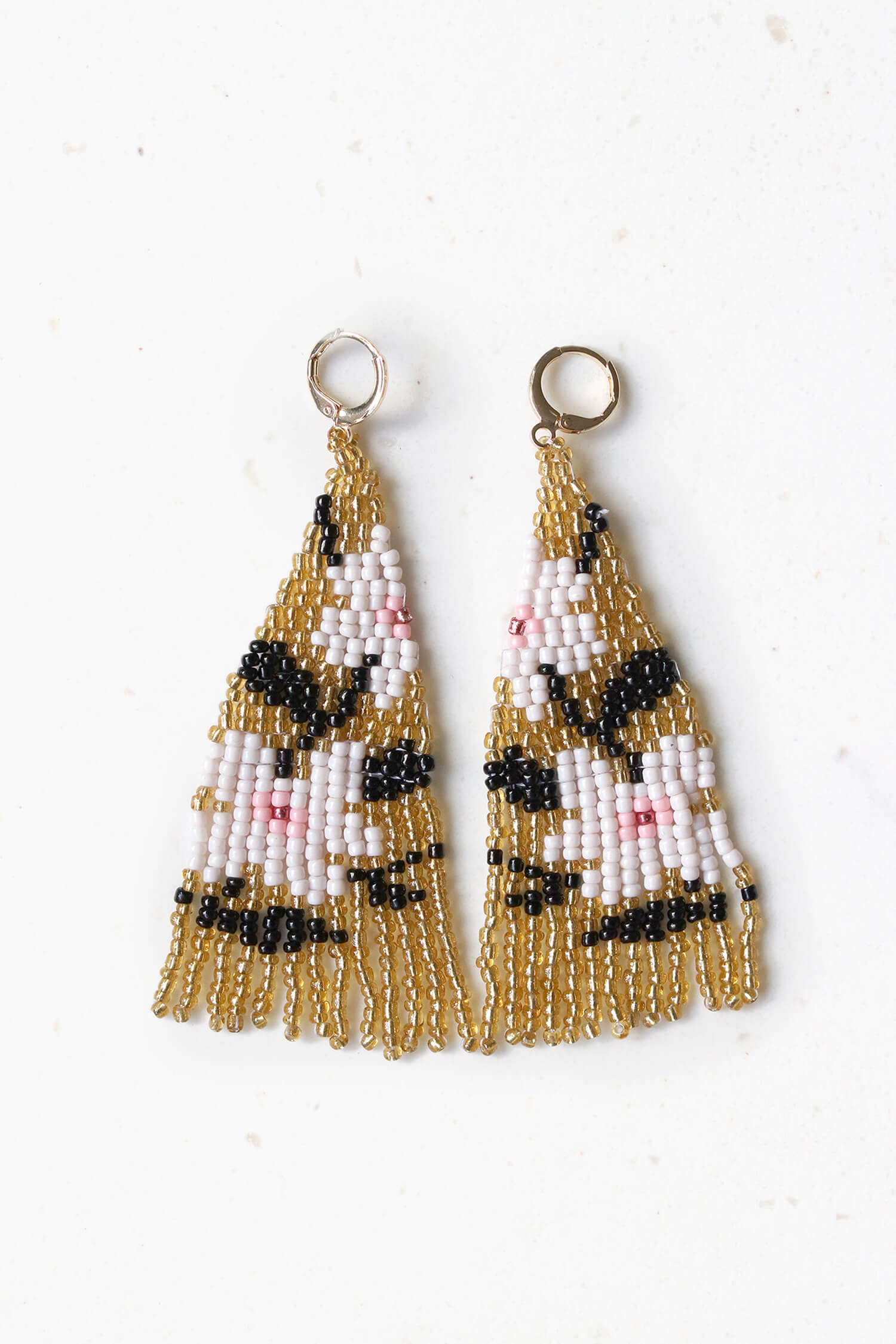 Flora Drops Beaded Earrings
