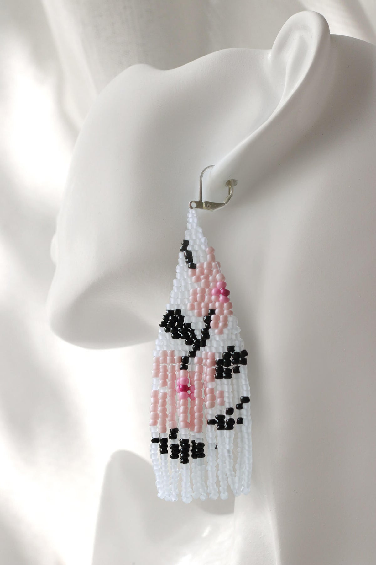 Flora Drops Beaded Earrings
