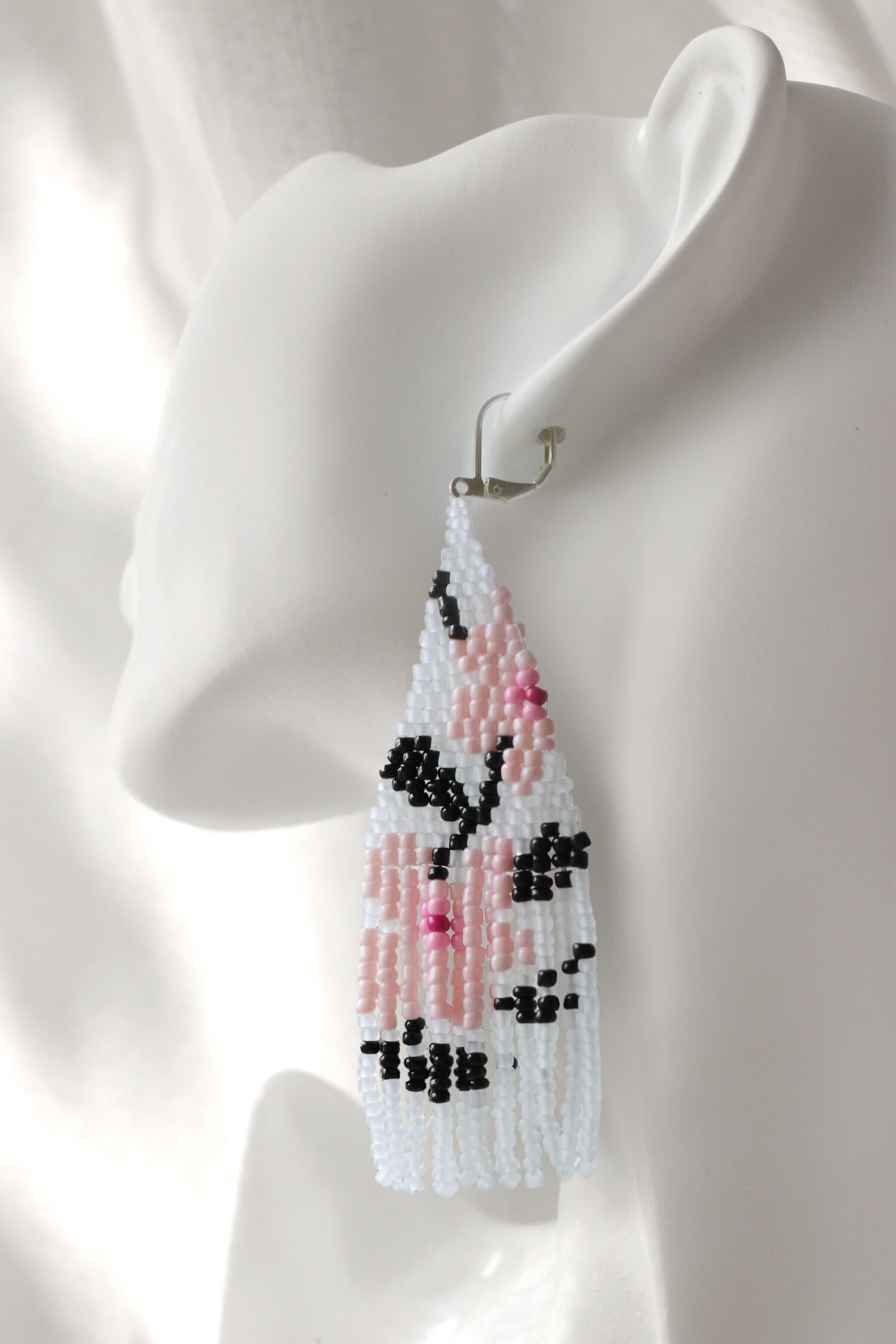 Flora Drops Beaded Earrings