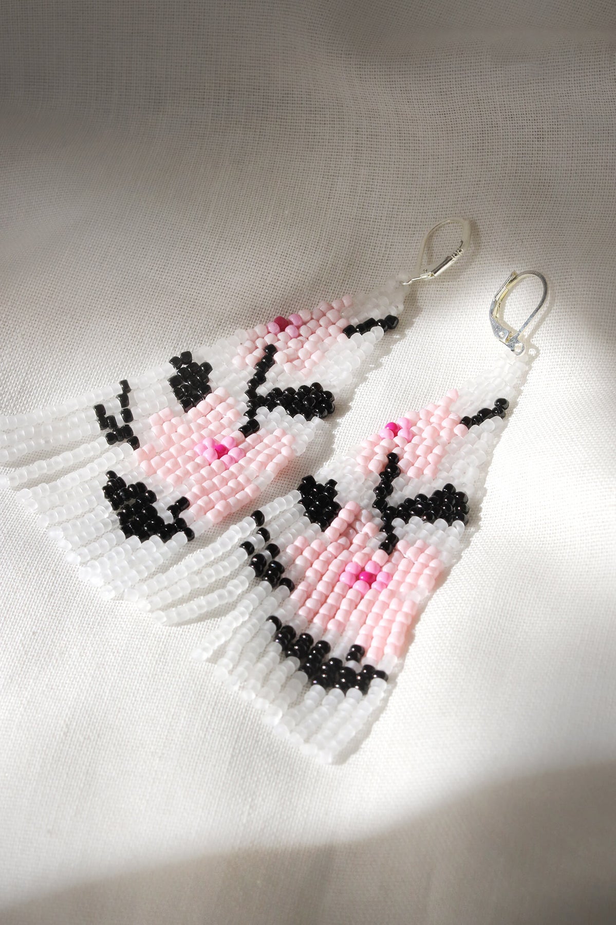 Flora Drops Beaded Earrings