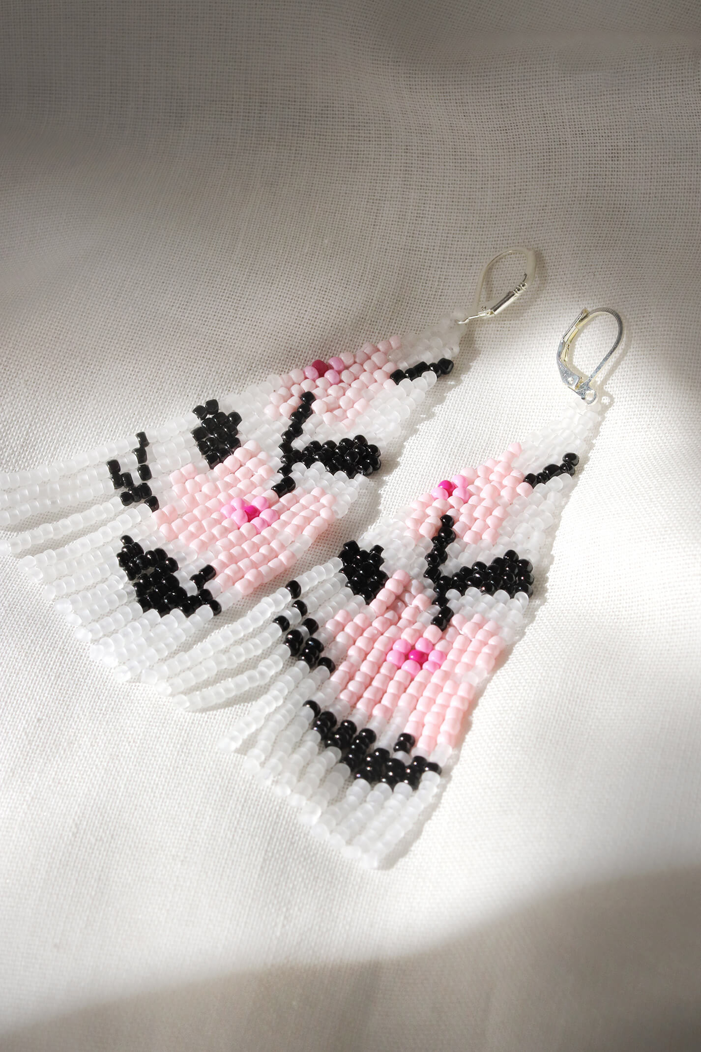 Flora Drops Beaded Earrings