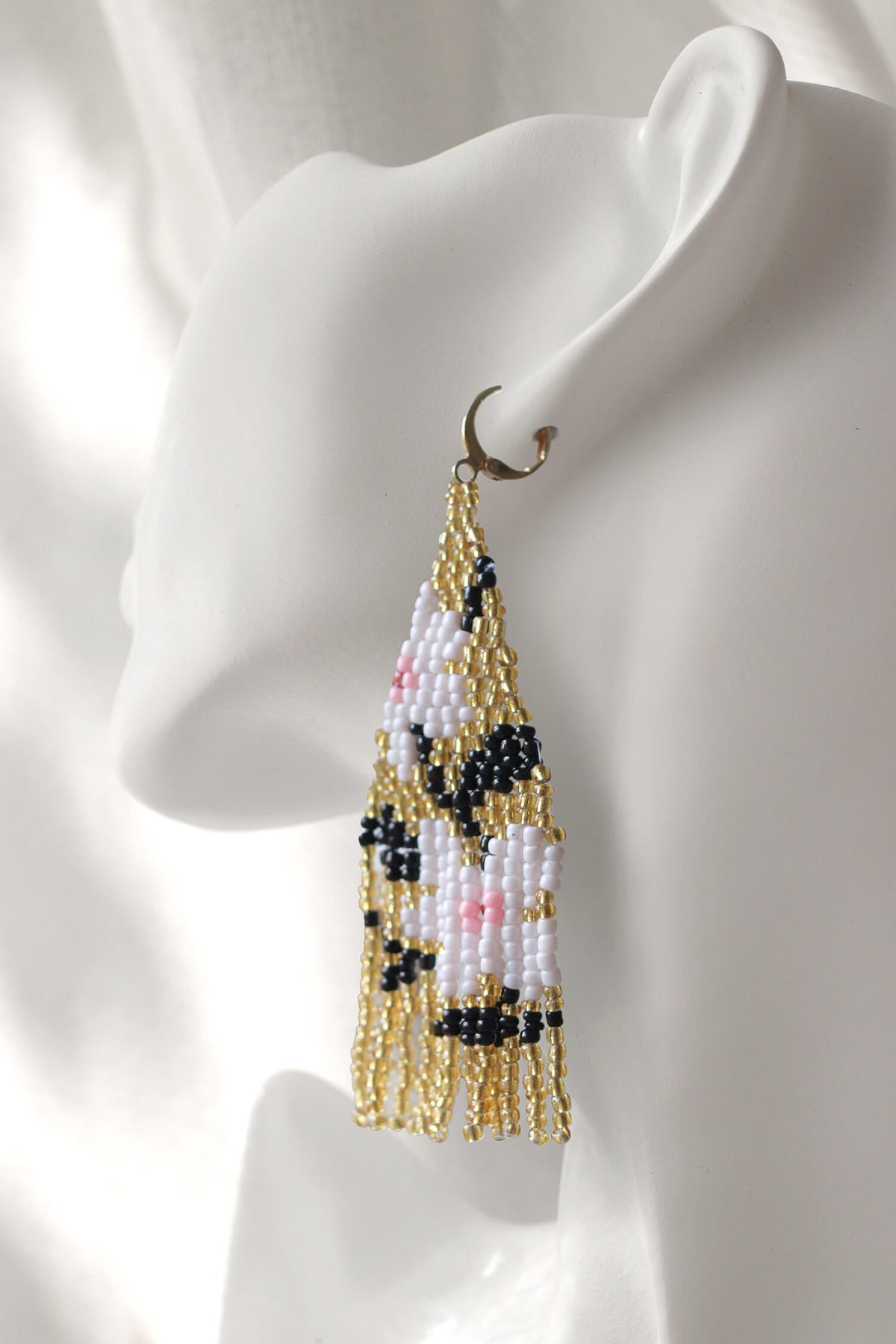 Flora Drops Beaded Earrings