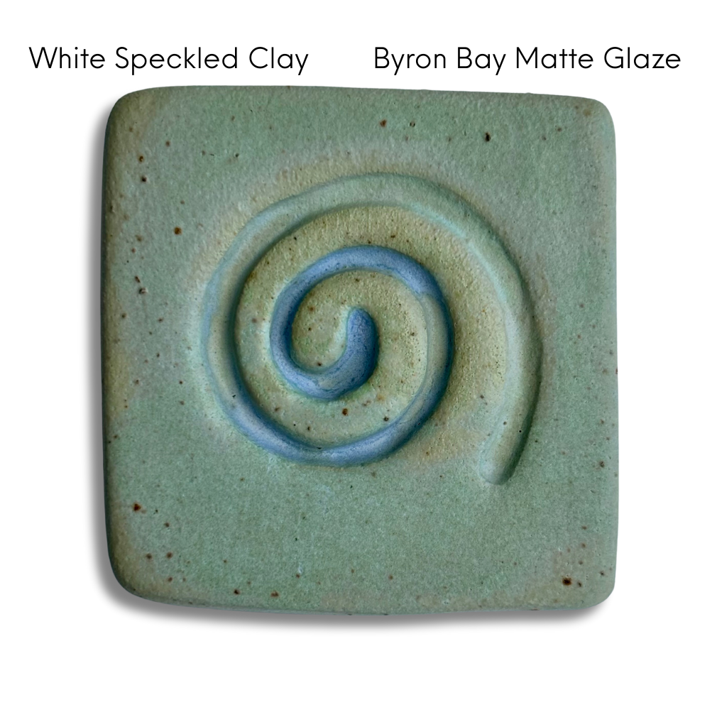 CUSTOM - Garlic/Ginger Grater + Herb Stripper in White Speckled Clay