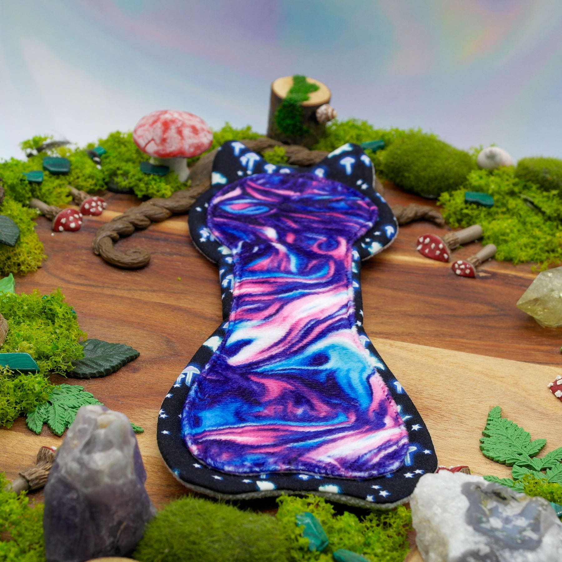 Reusable period cloth pad 10" moderate - Pixies