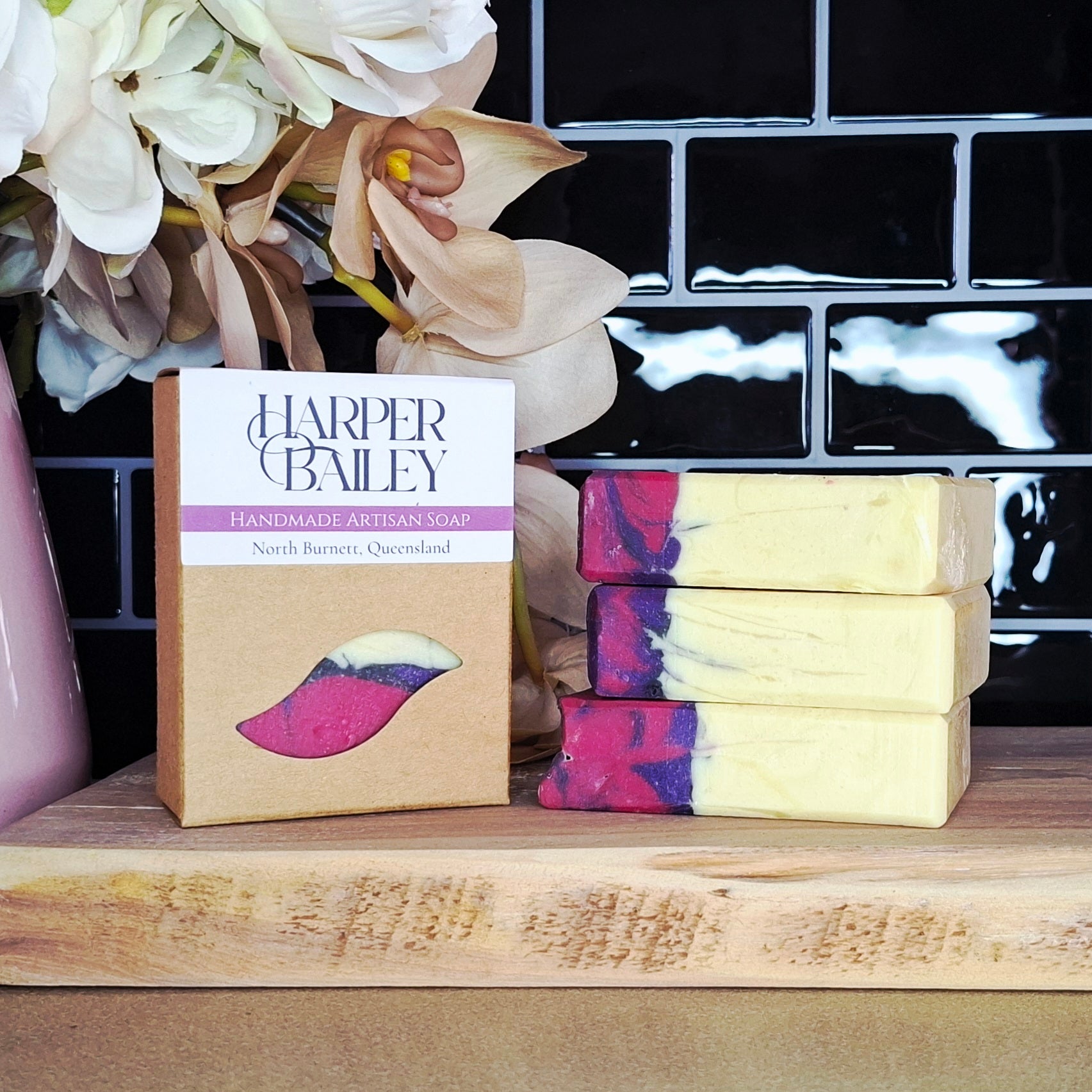 Berry Alive - Raspberry vanilla handmade soap