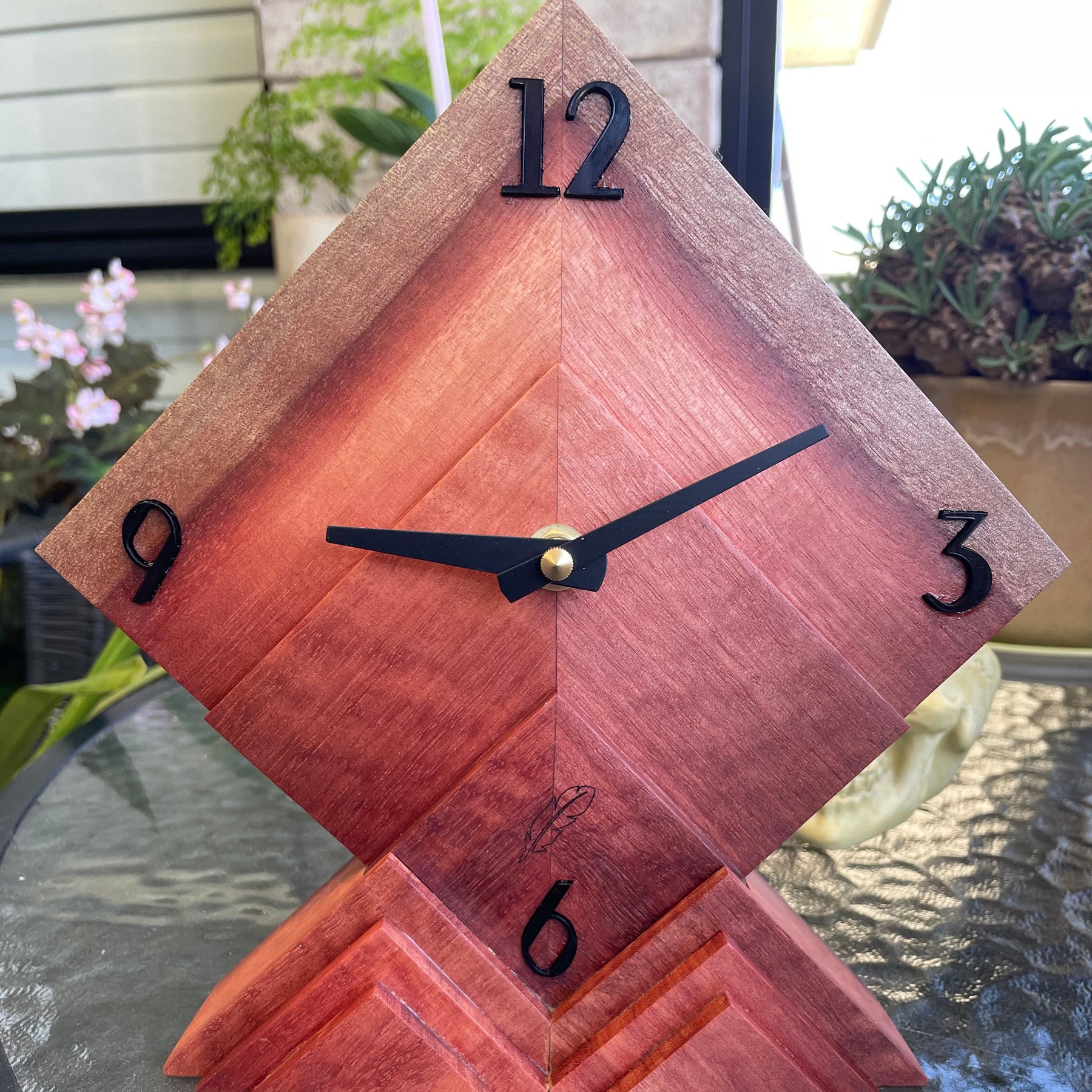 Art Deco style table clock