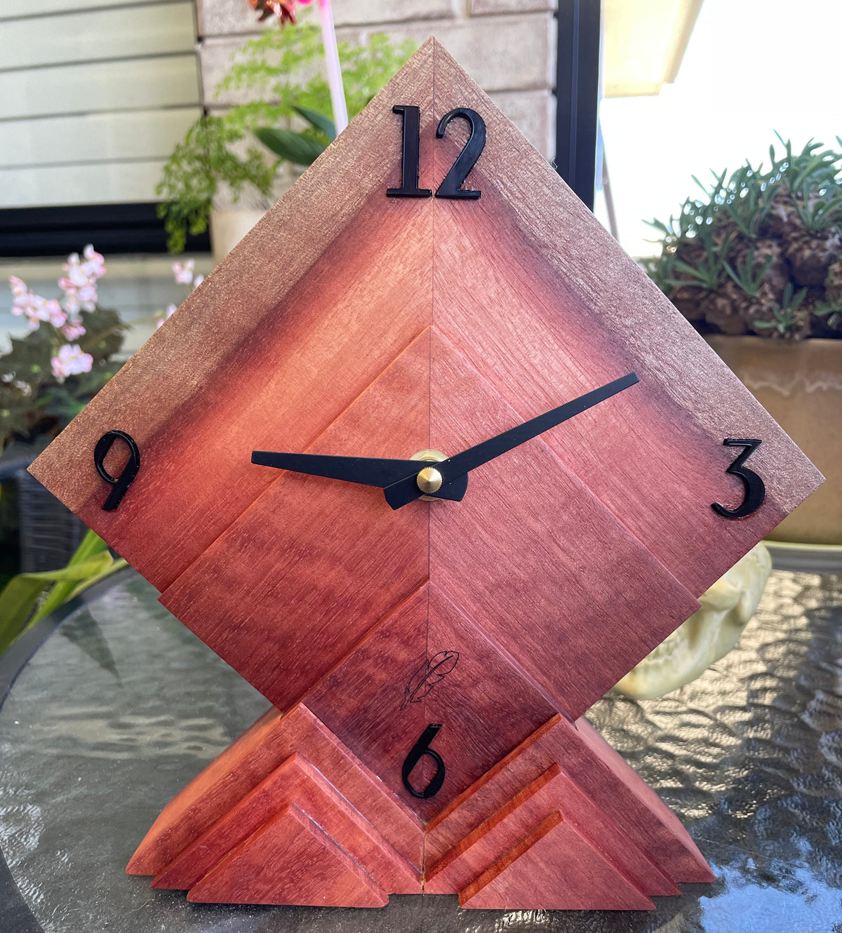 Art Deco style table clock