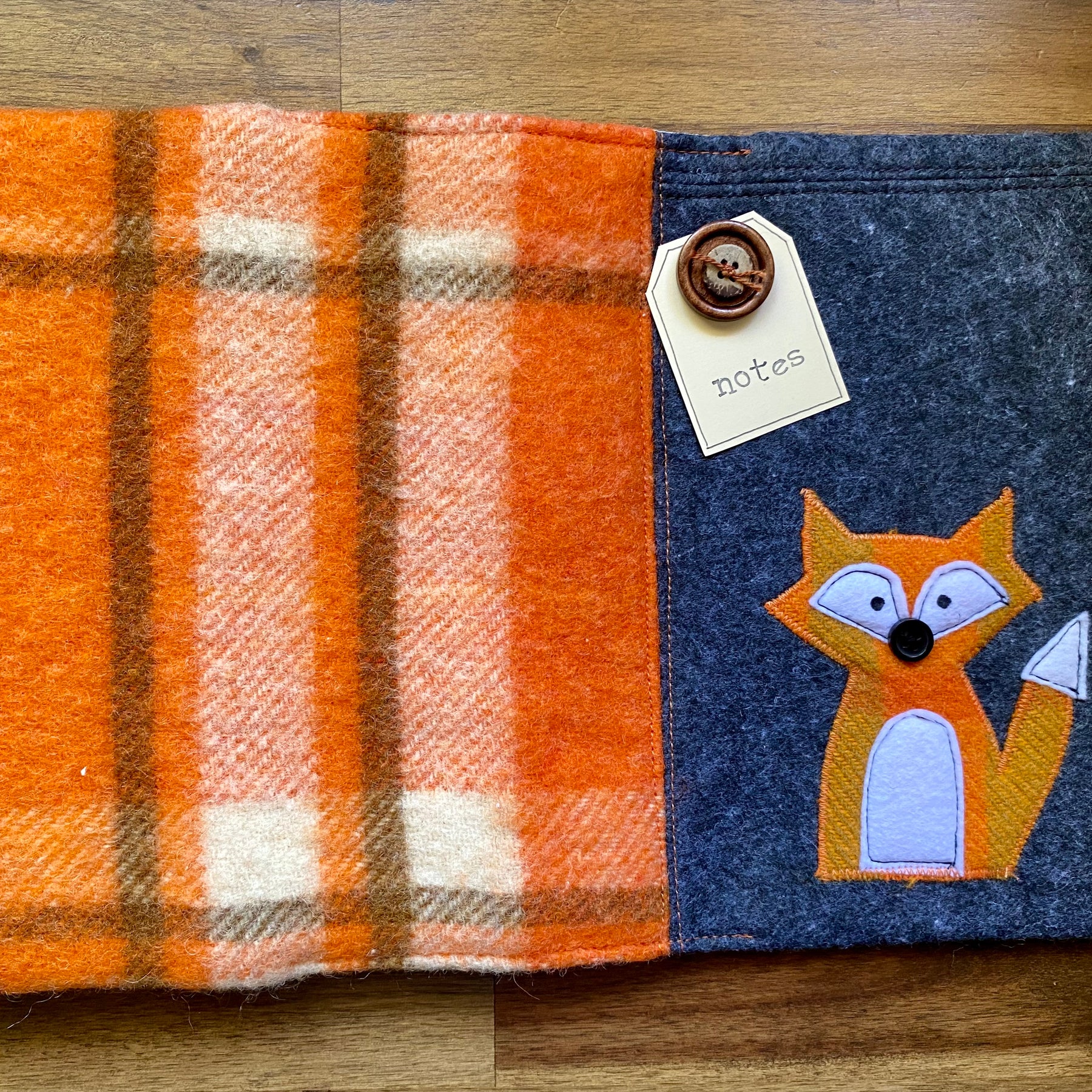 A5 Upcycled Notebook Fox