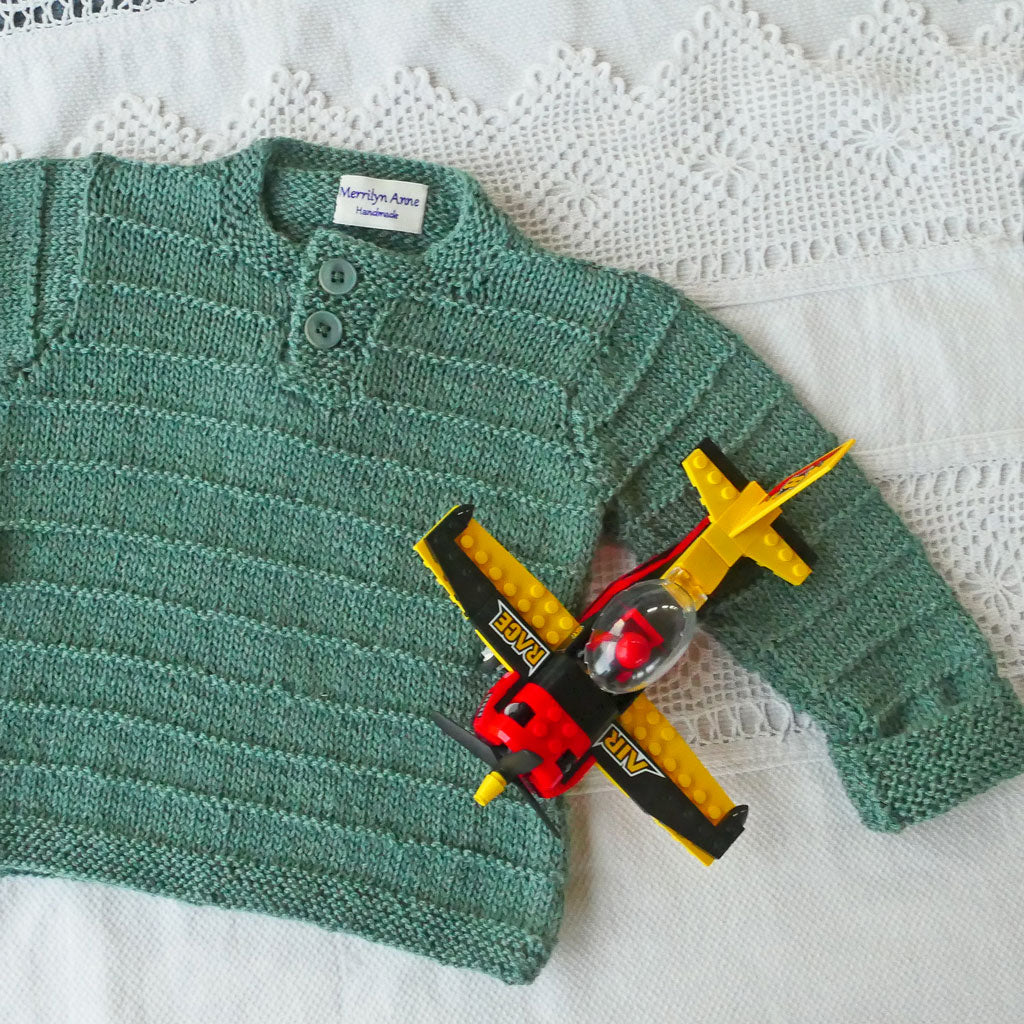 Jumper: pullover, handmade, size 0-1, wool.