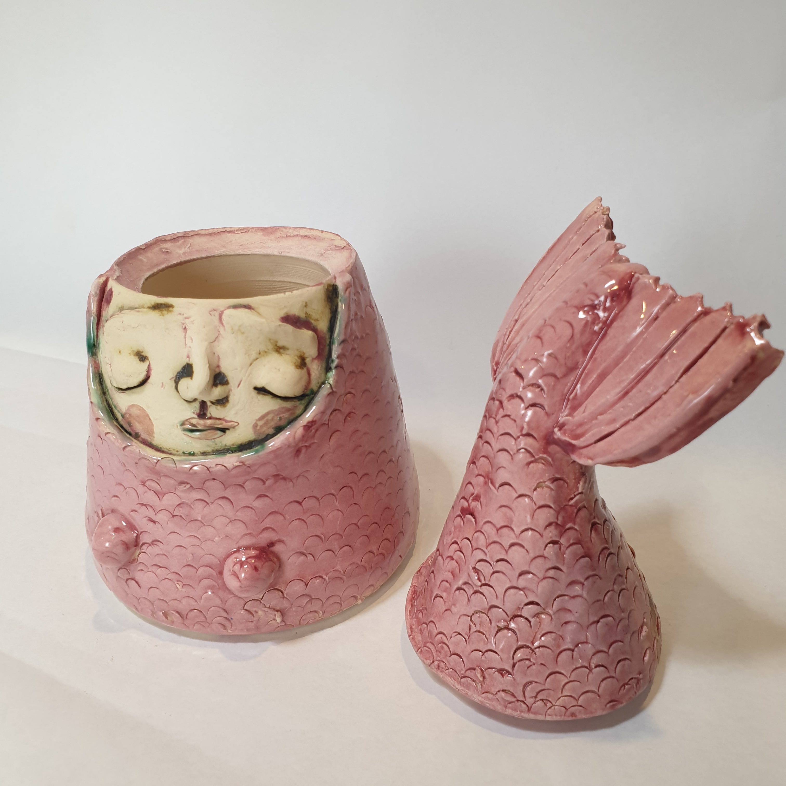 pink mermaid treasure keeper