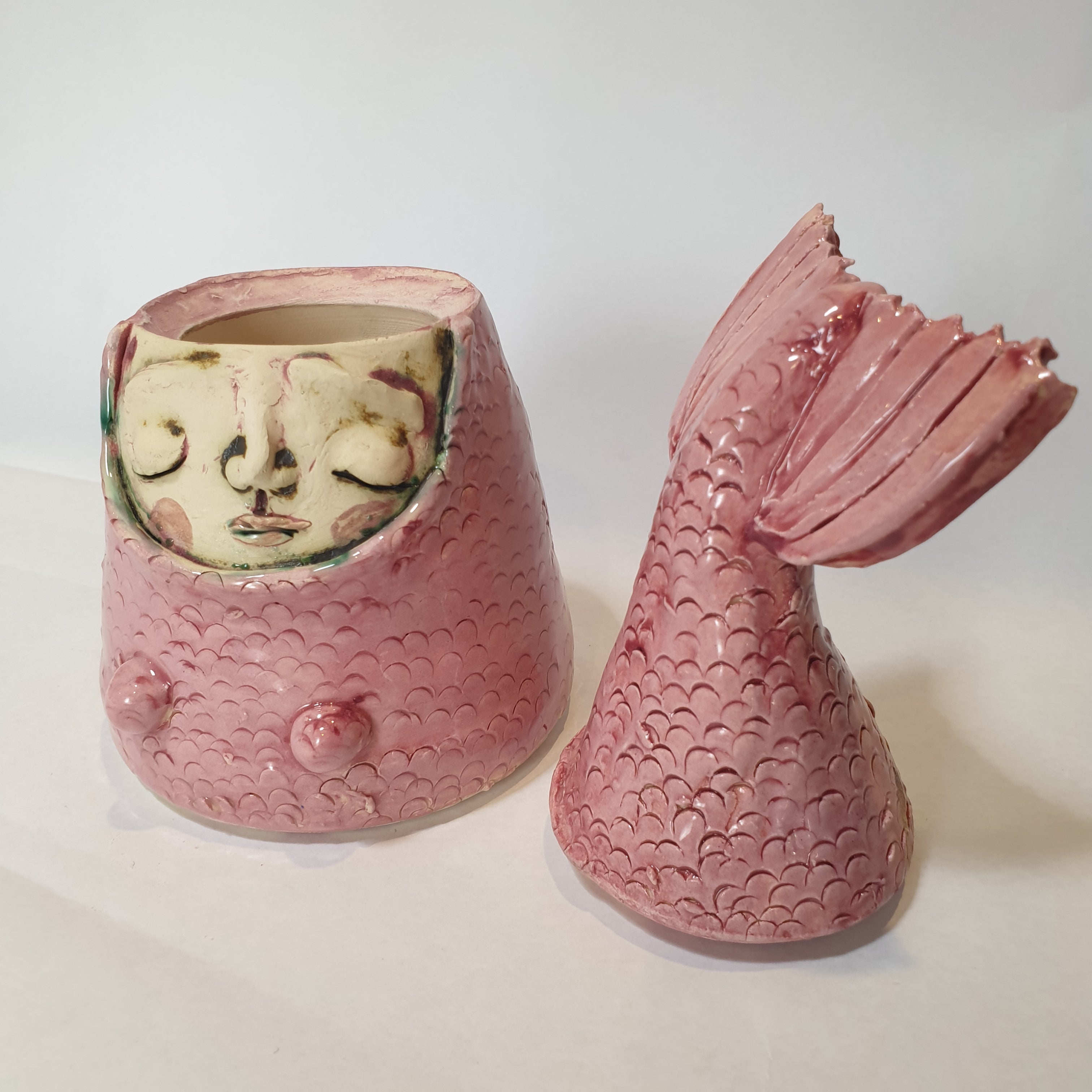 pink mermaid treasure keeper