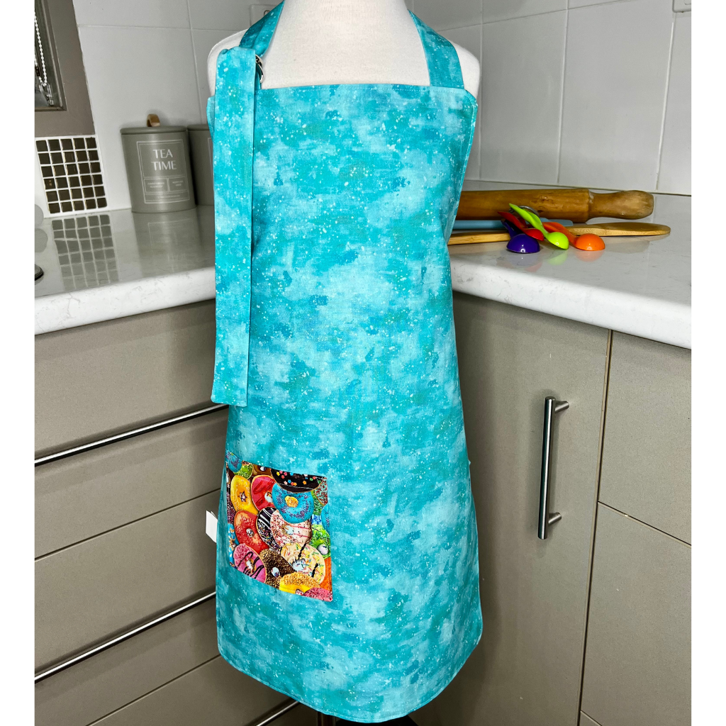 Apron .. Children's Reversible .. Donuts