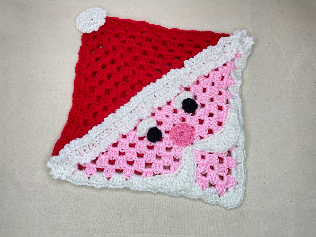 #087 Santa Pot Mat / Table Decor