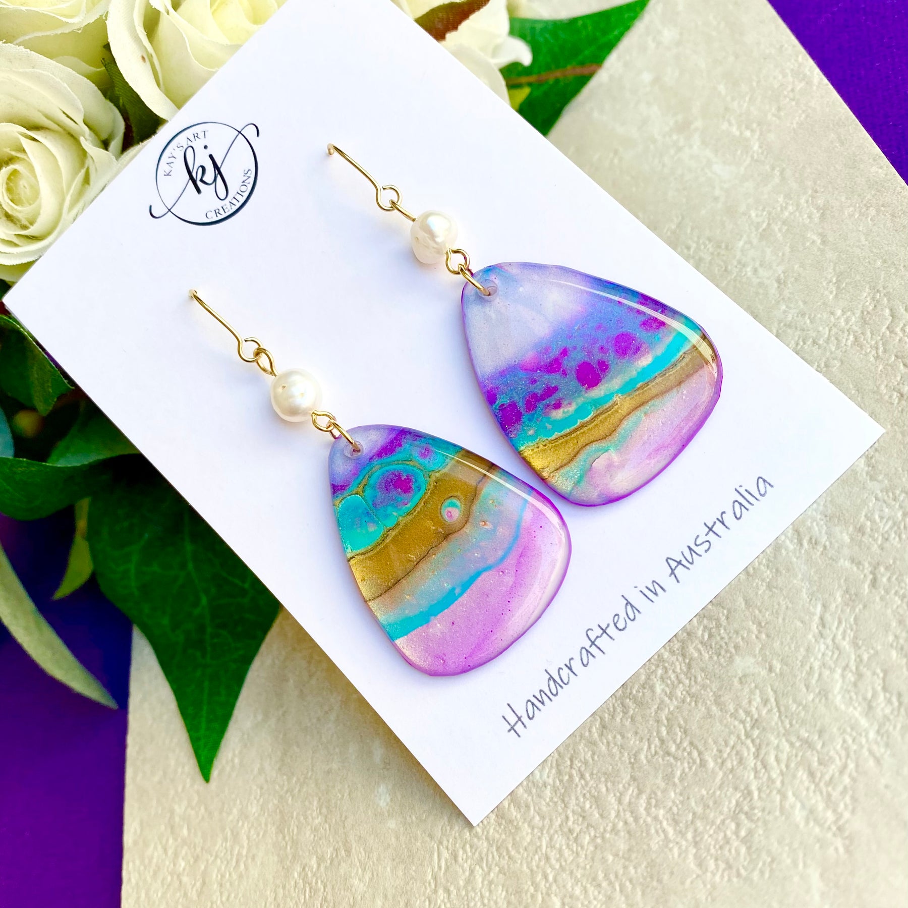 SOLD Freshwater Pearl Collection Dangle Earrings