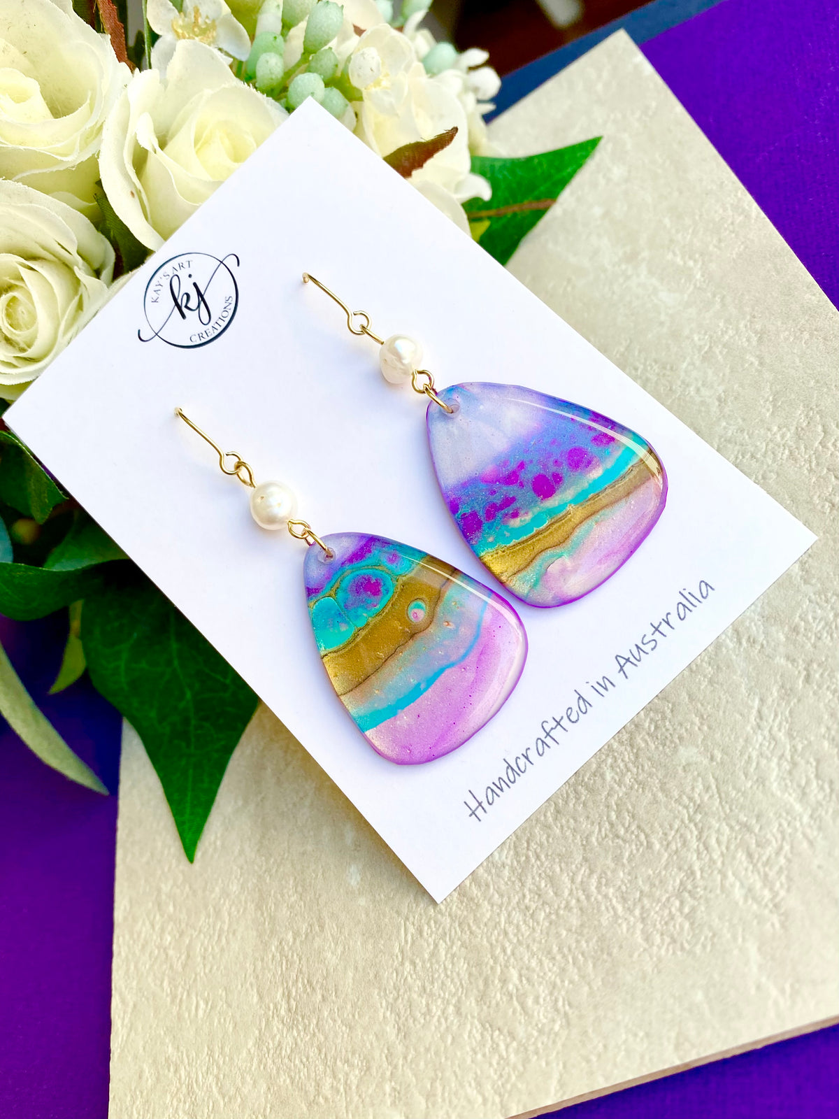 SOLD Freshwater Pearl Collection Dangle Earrings