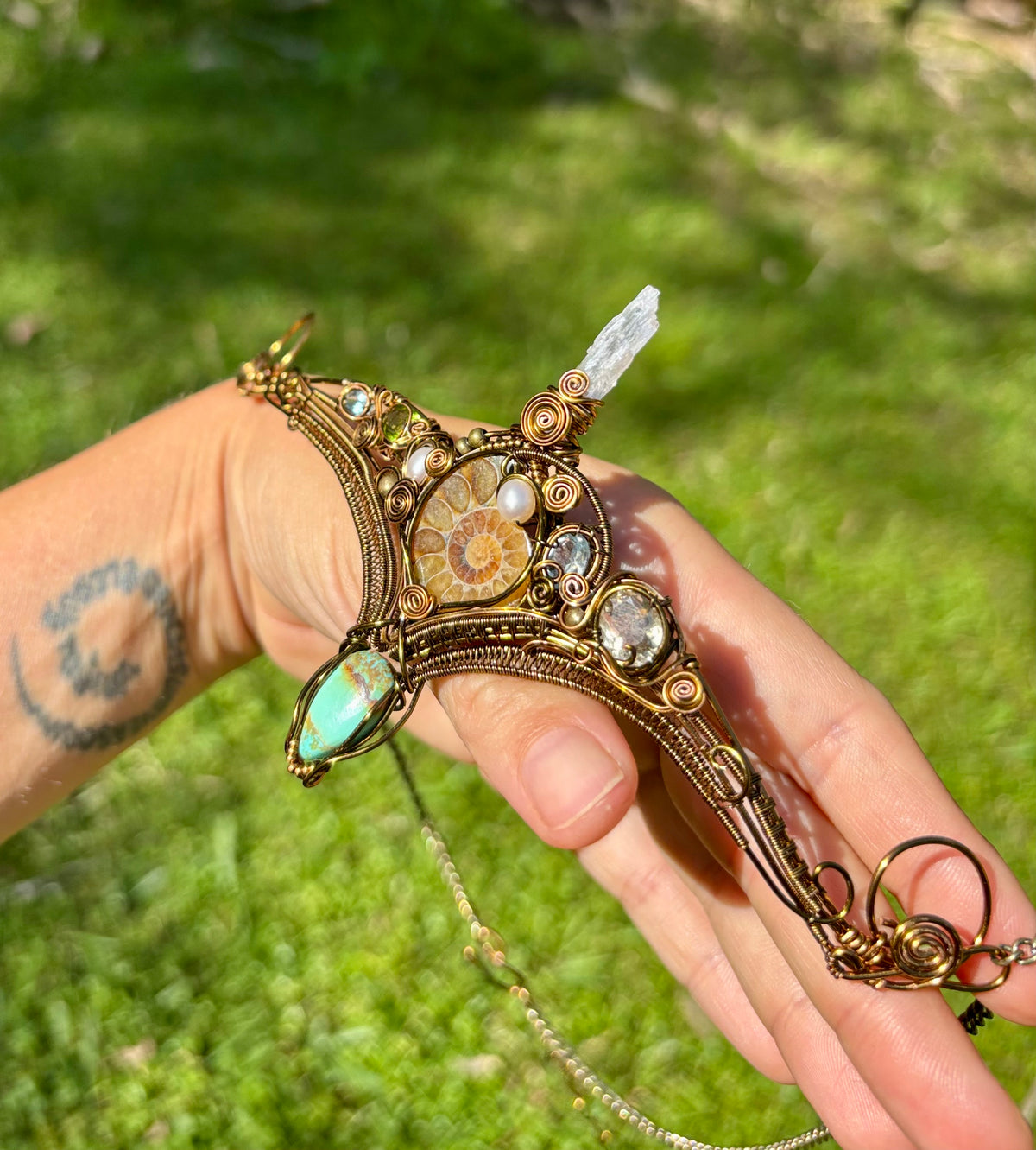 Epic fantasy crown elven crystal tiara