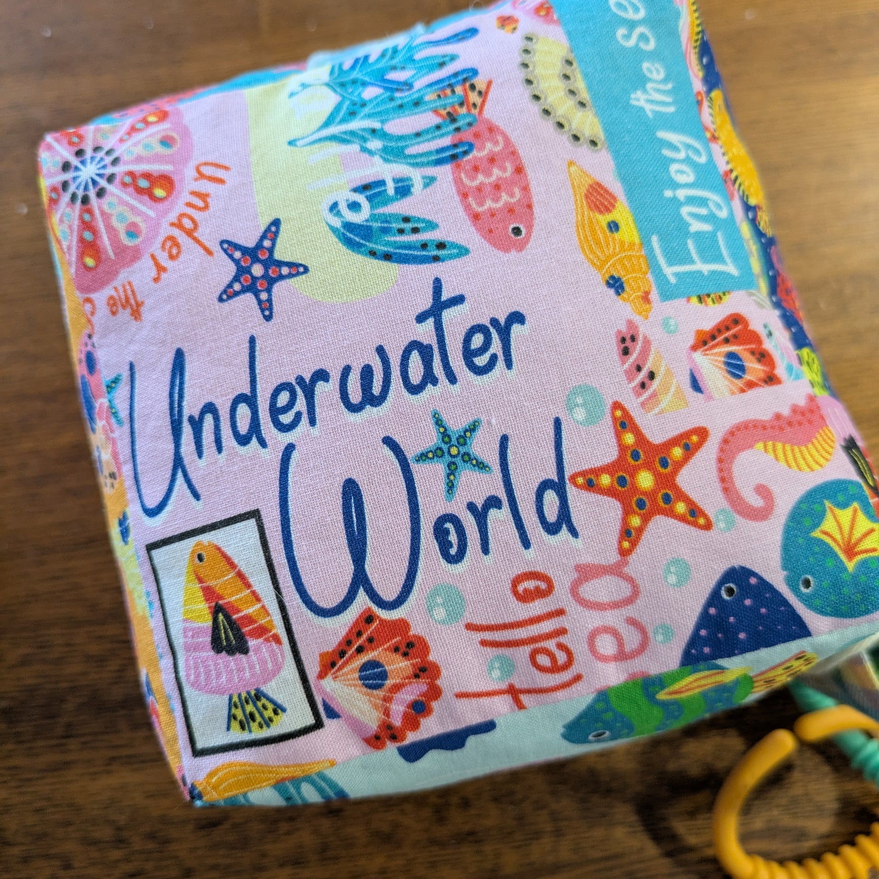 Underwater World, Pink. Blue. Orange