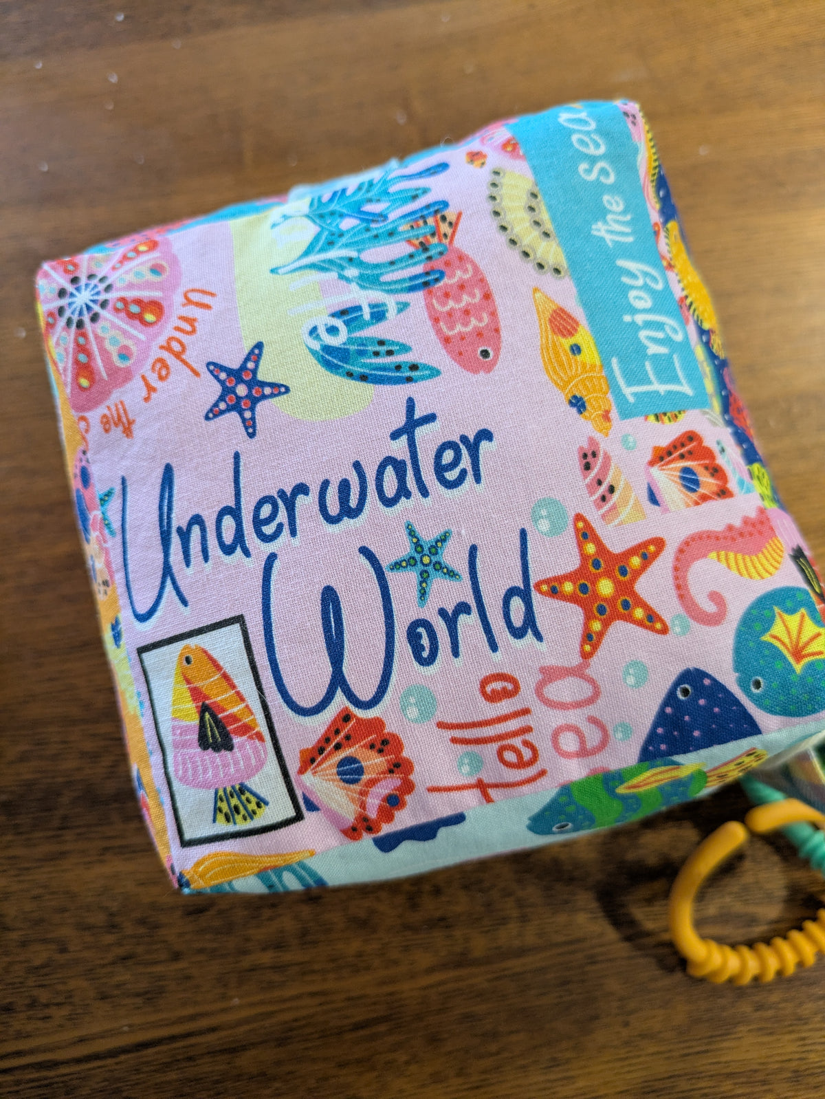 Underwater World, Pink. Blue. Orange