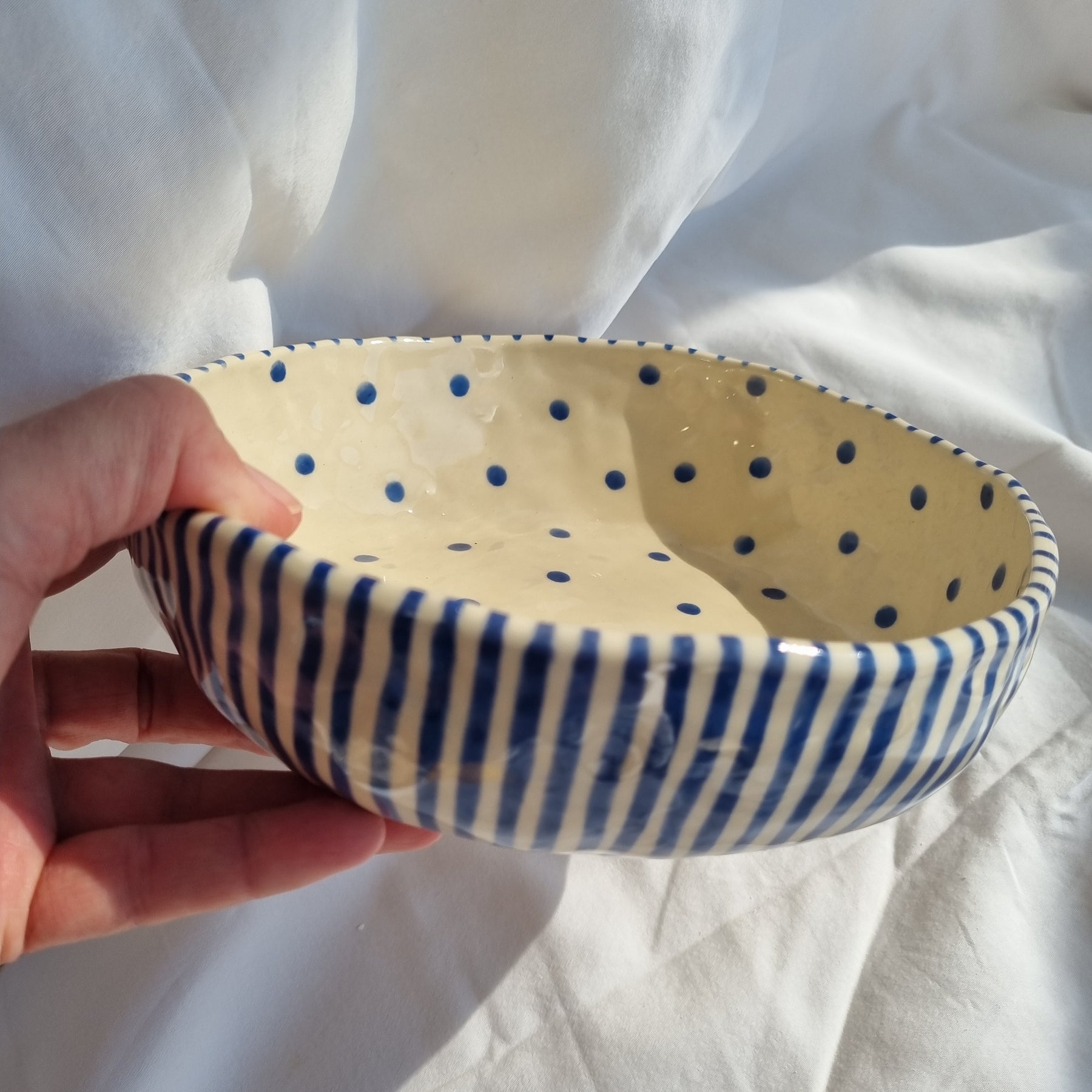 Blue Serving Bowl