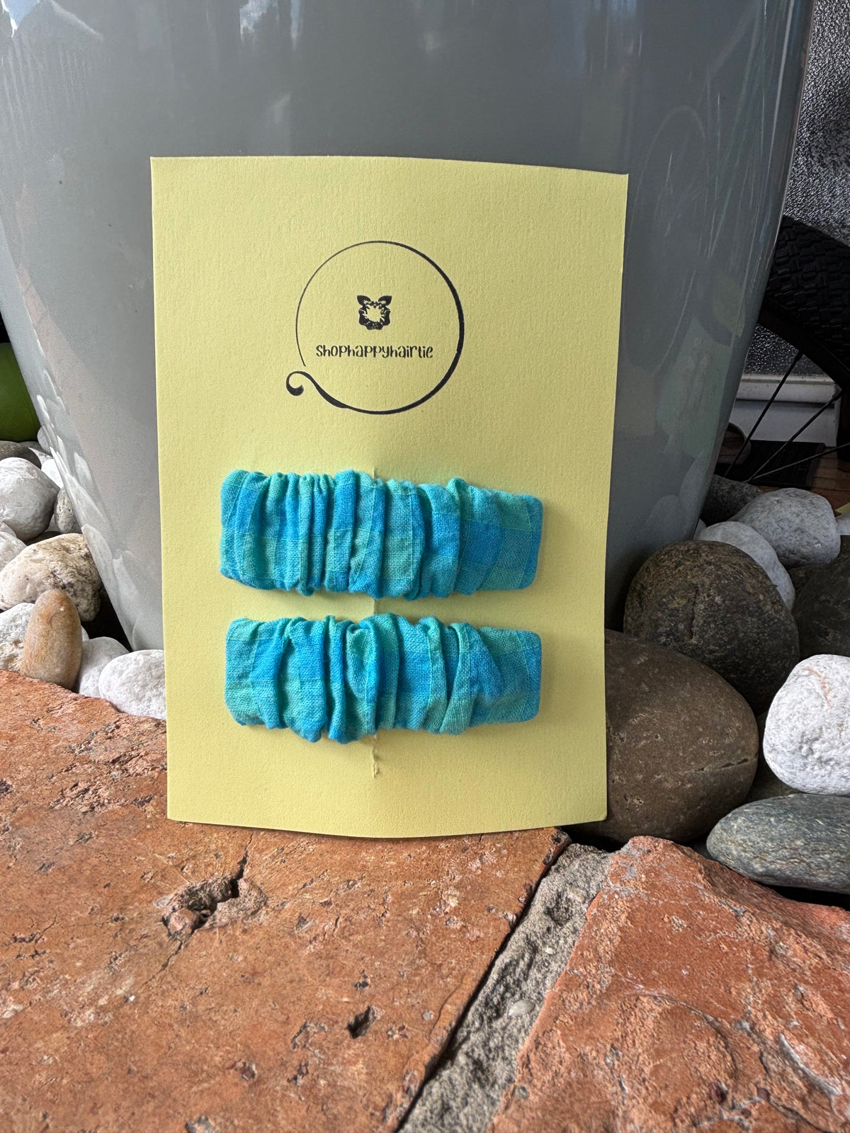 Handmade Ruffle Hair Clips