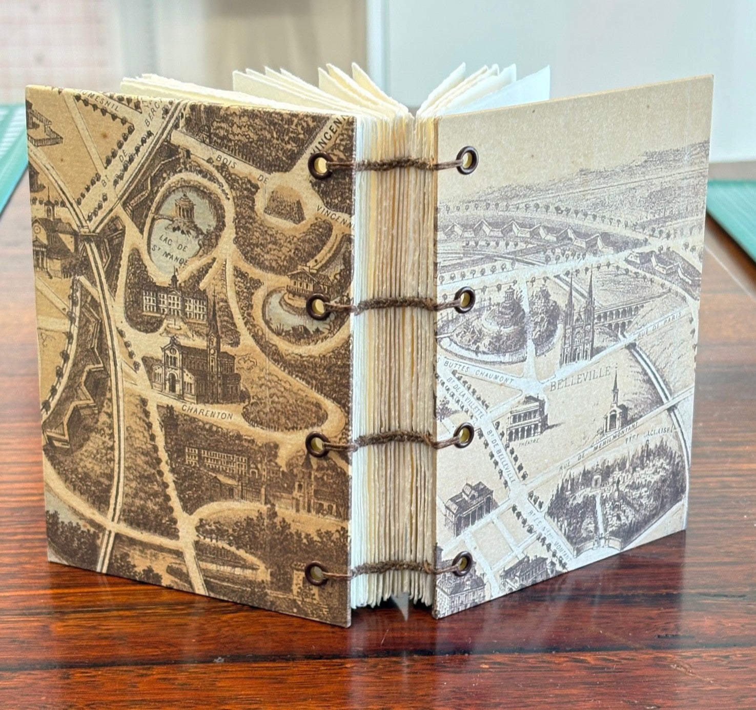 Mini Watercolour Sketchbook, Lay Flat Travel Size