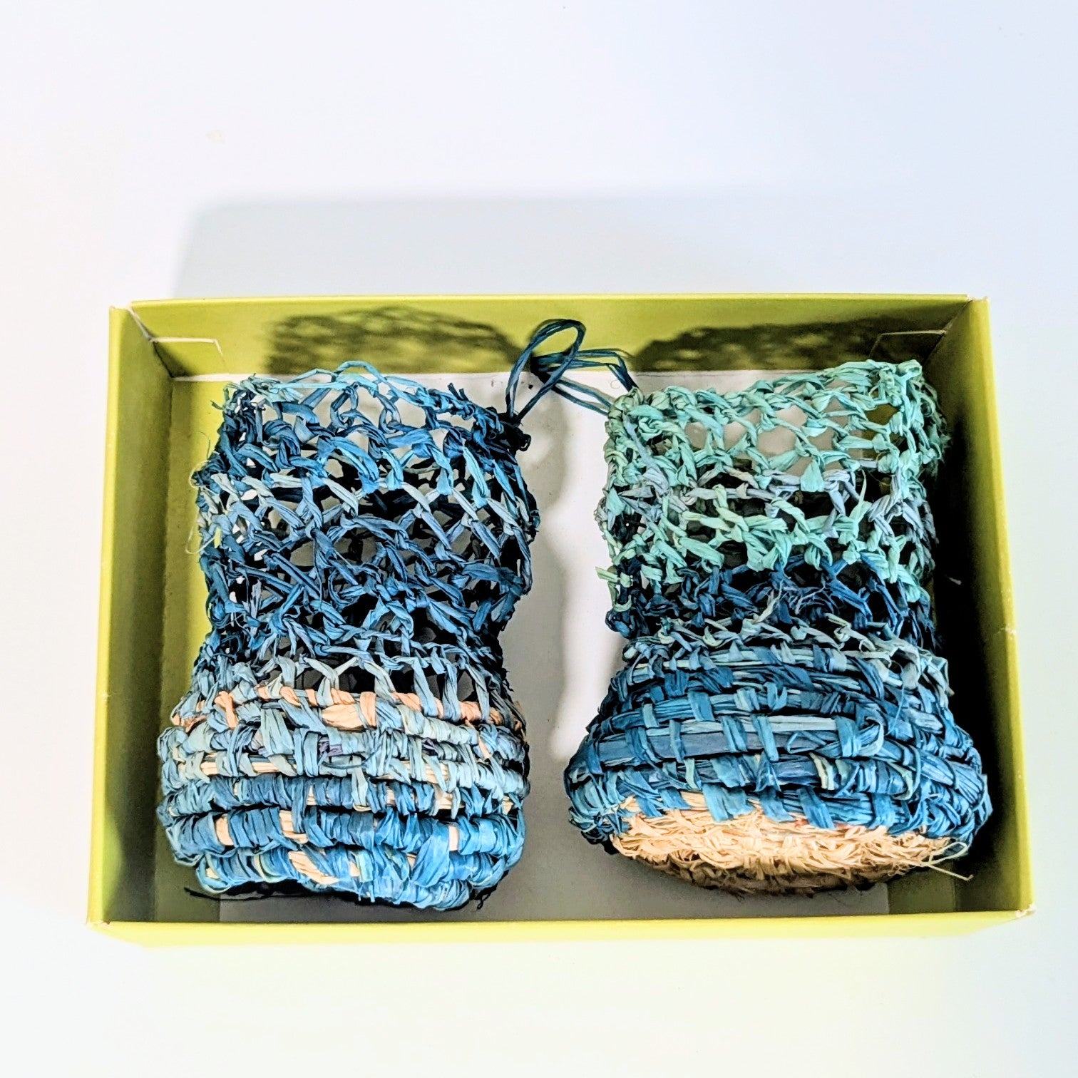 Blue Dilly Bags - Kids Nature Play - Gift Set Pair of  Gather Forage Pouches