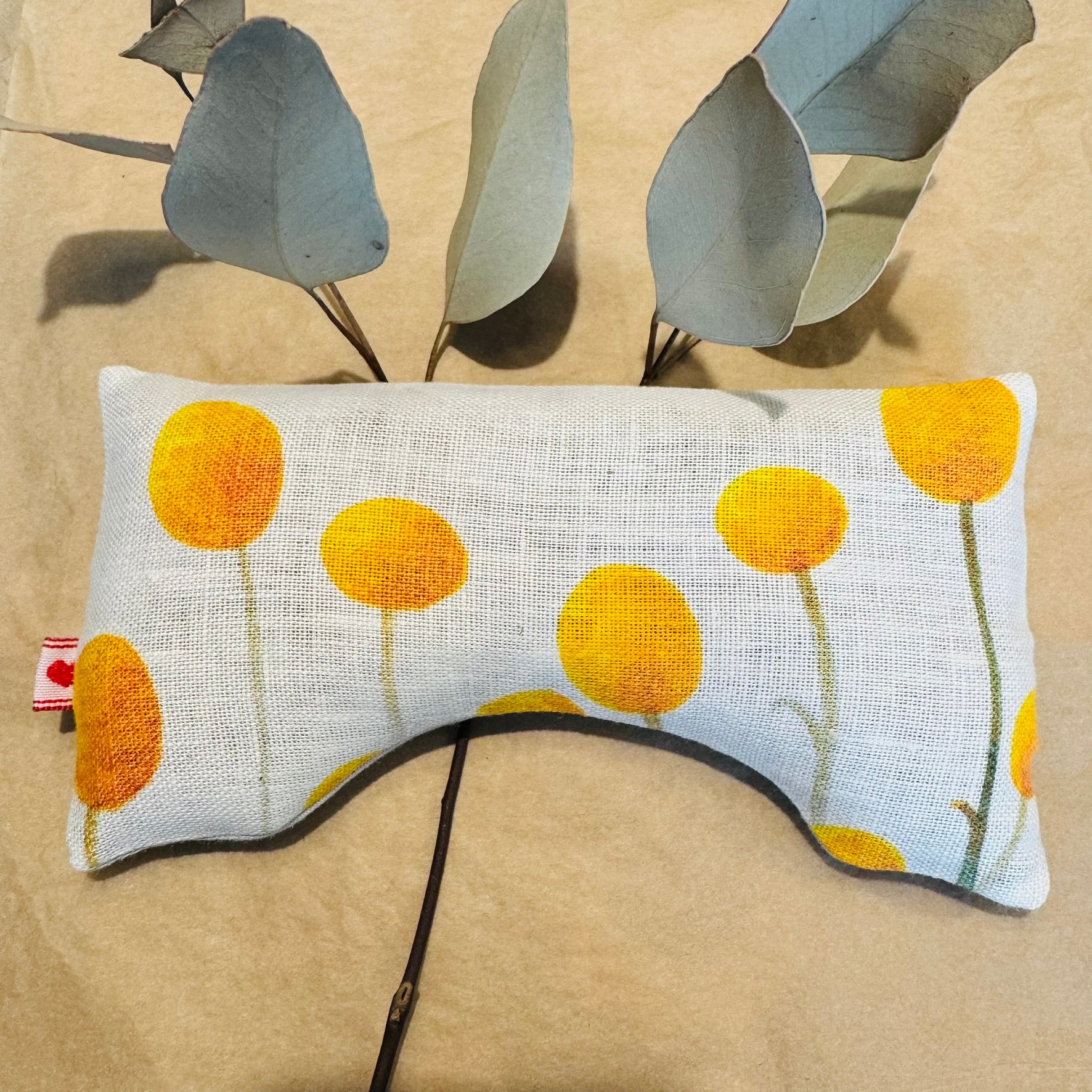 New Range - Organic Linseed OR Rice Eye Pillows with Option to add Organic Tasmanian Lavender