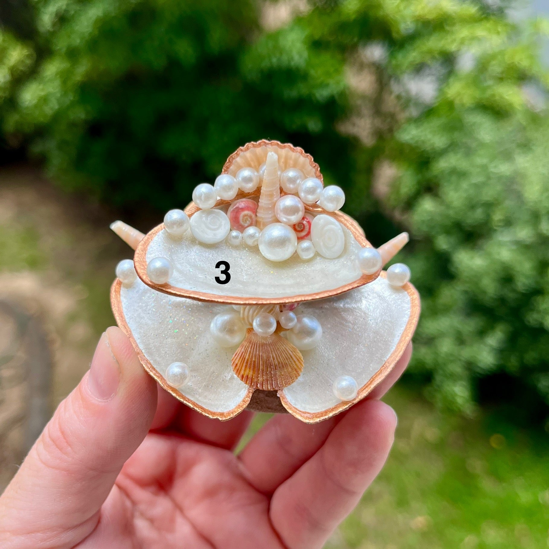 Mini Shell Mermaid Vanity Trays