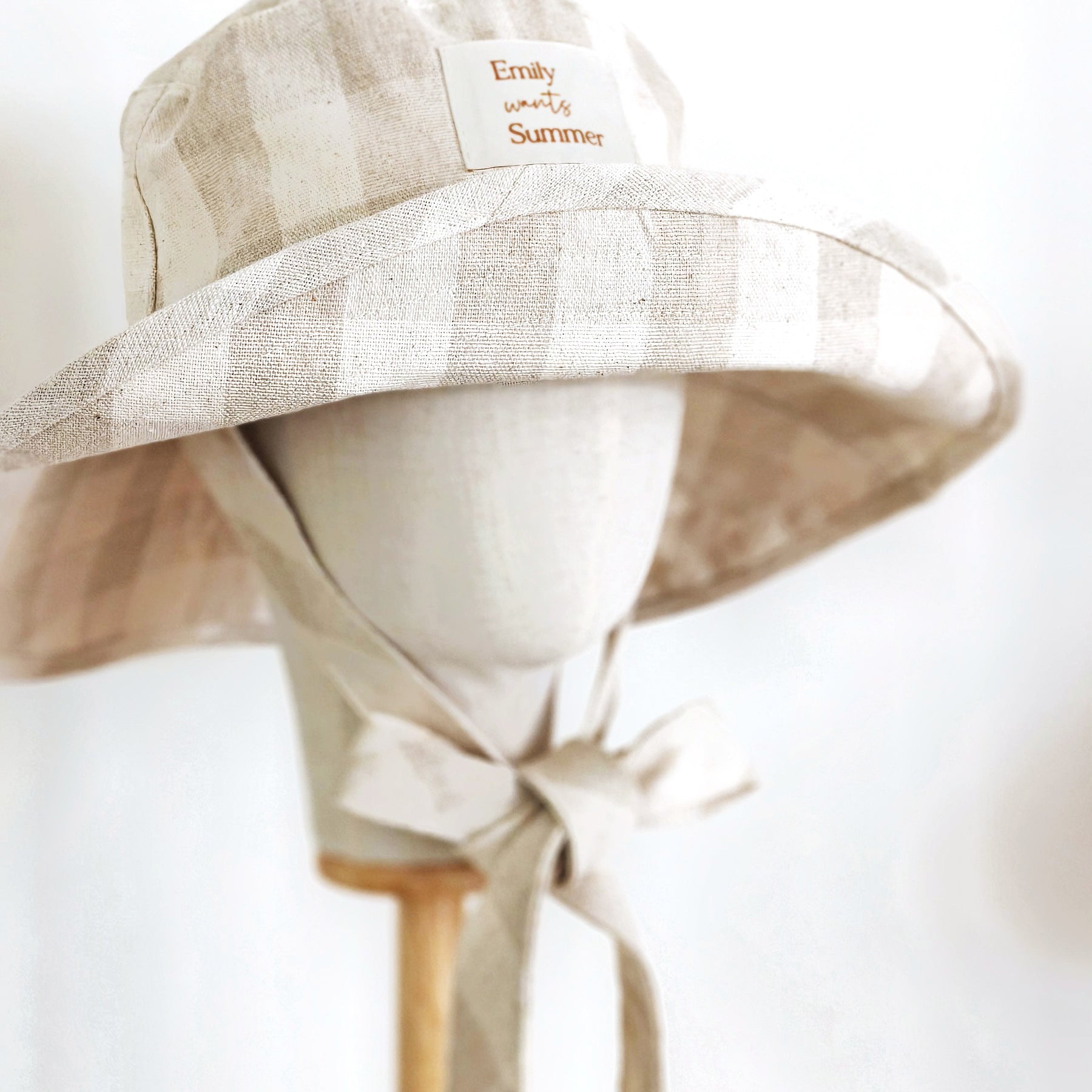 Adult Wide Brim Cotton Summer Sun Hat