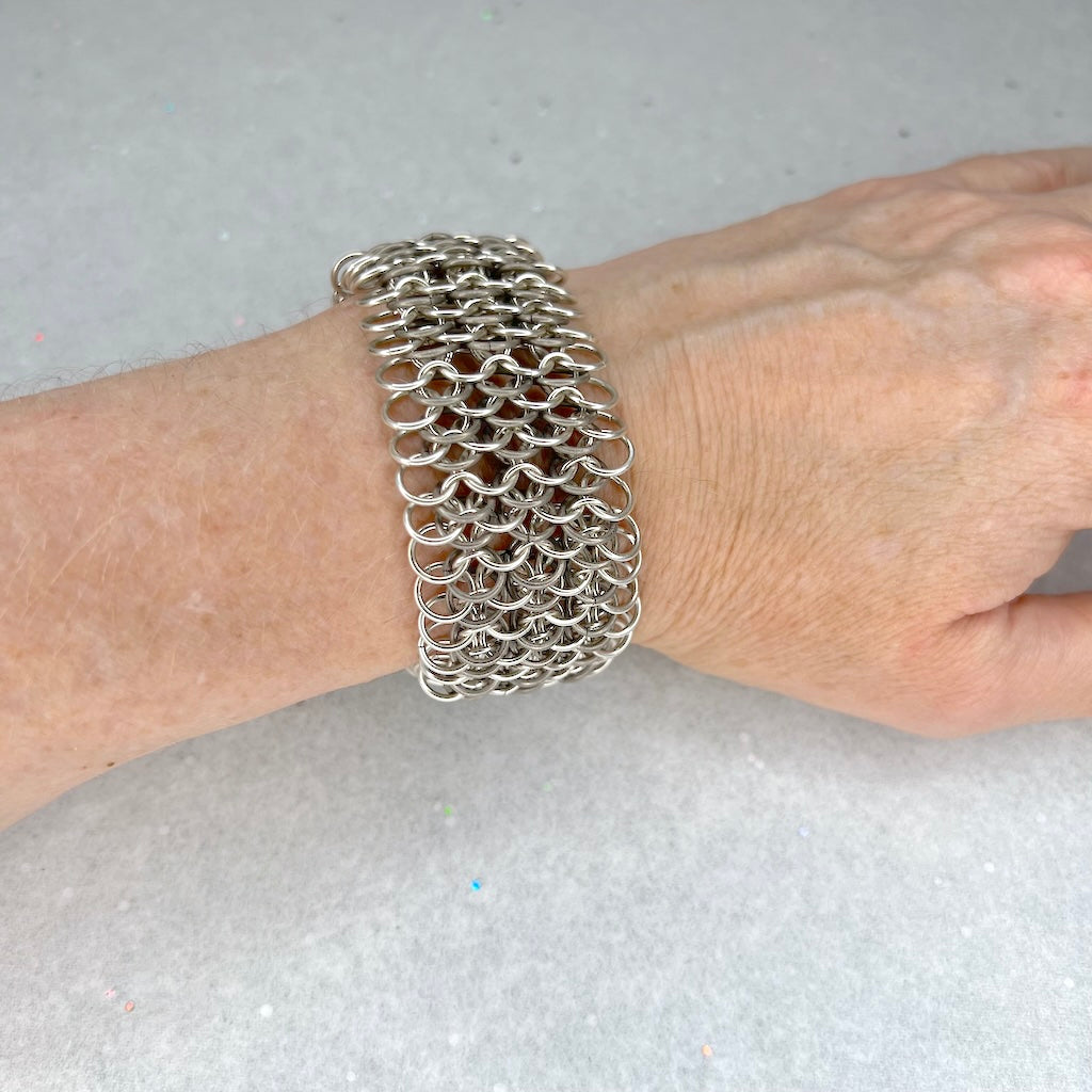 Rosetta | Sterling Silver handmade cuff bracelet