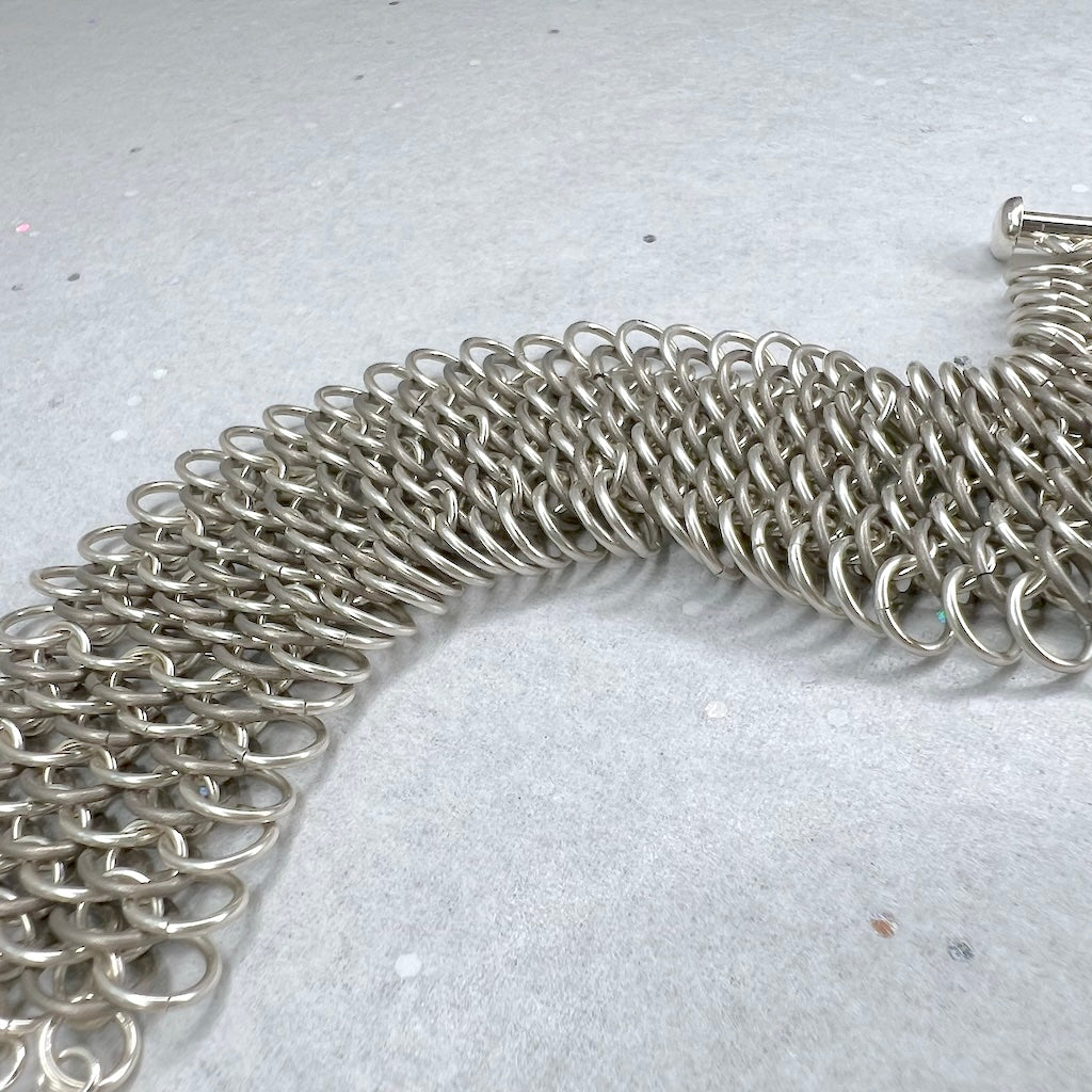 Rosetta | Sterling Silver handmade cuff bracelet