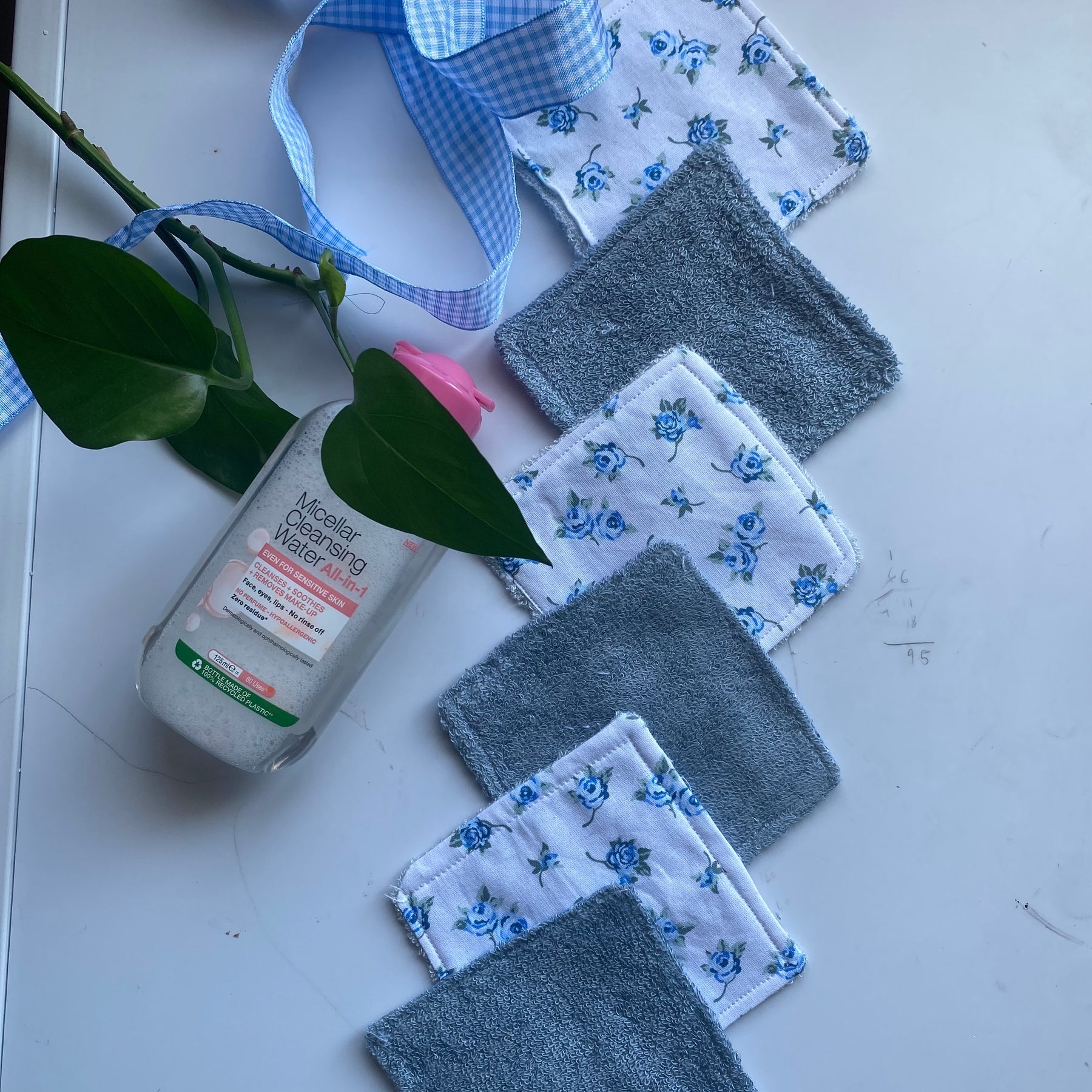 Reusable Makeup Remover Pads – Patterned Fabric & Soft Baby Towel