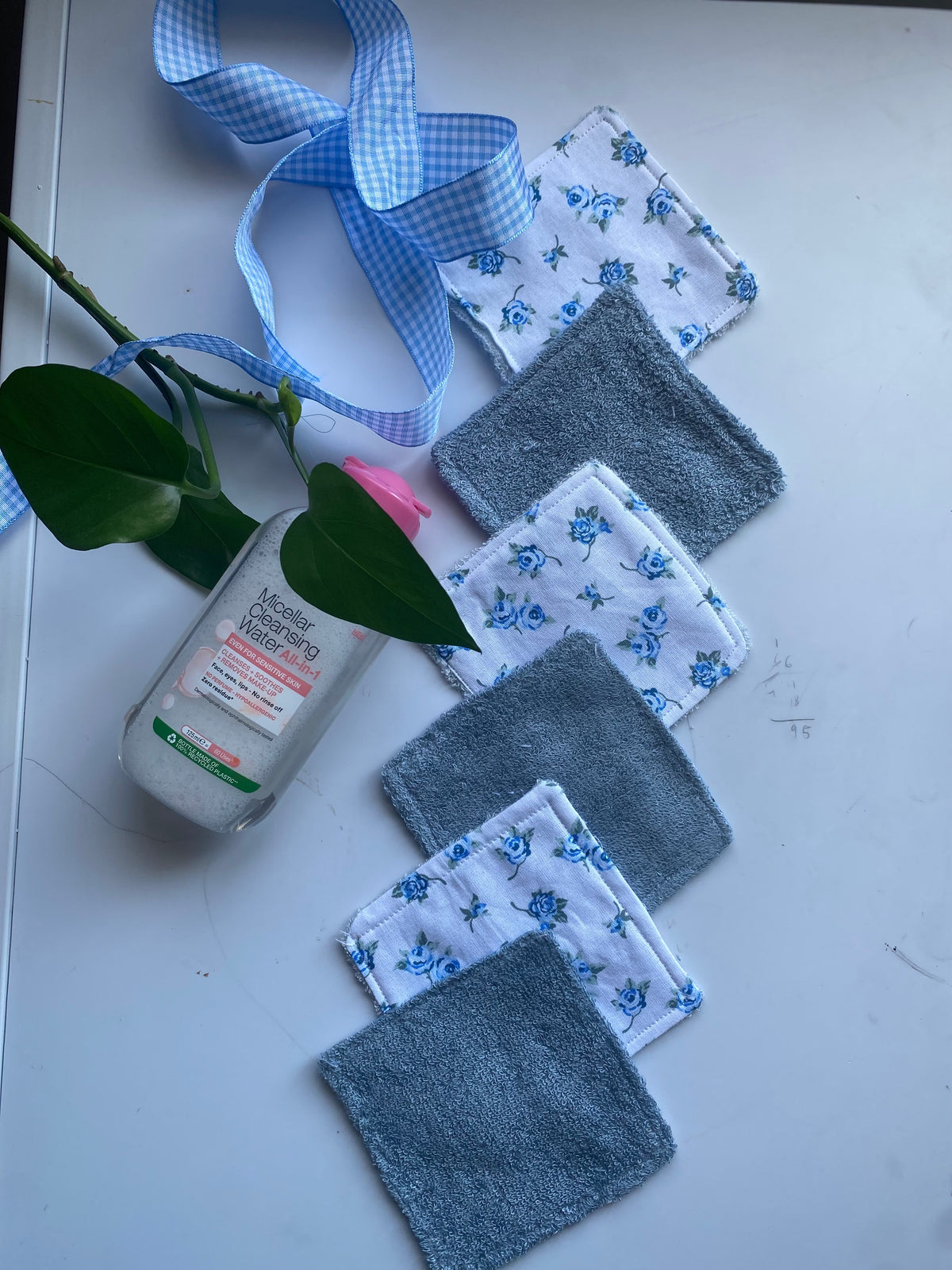 Reusable Makeup Remover Pads – Patterned Fabric & Soft Baby Towel