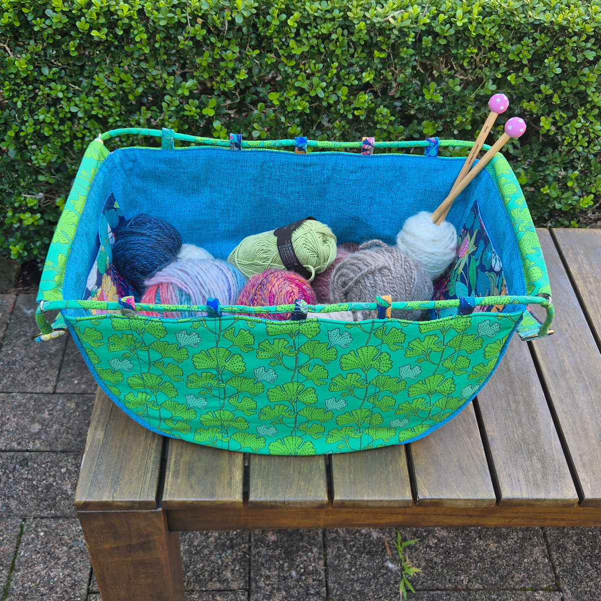 Large Knitting Project Bag – Convertible Tote