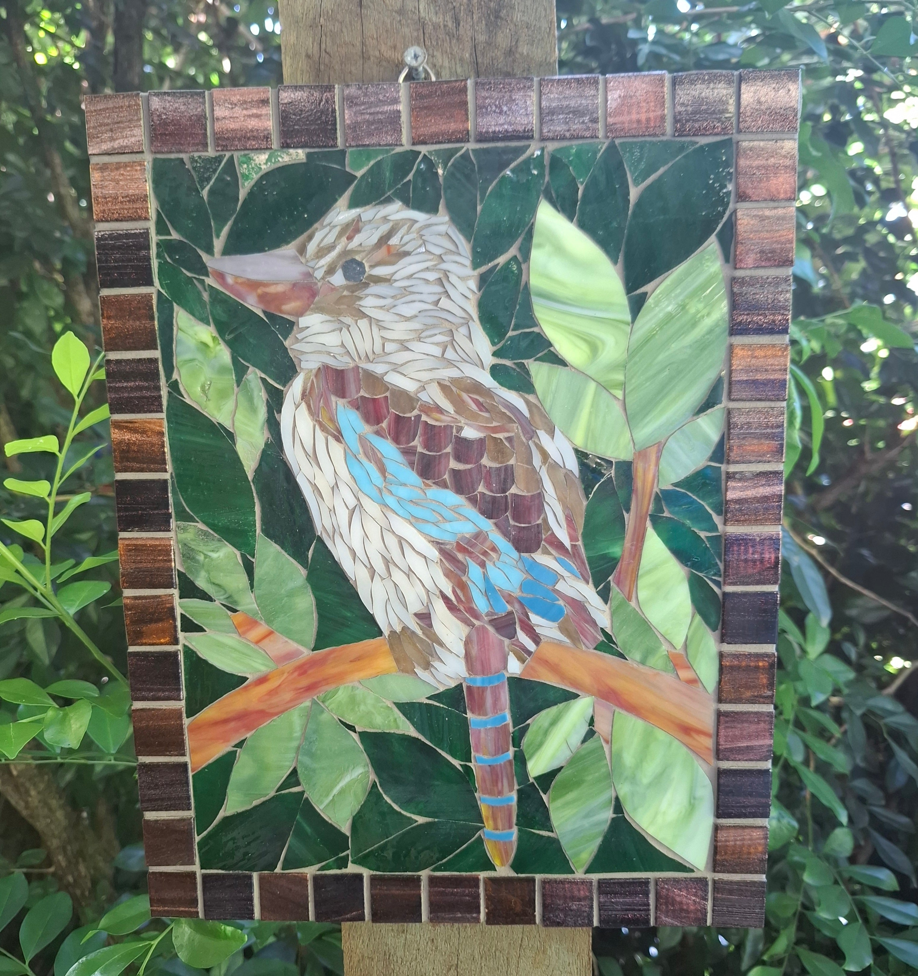 Kooky Glass Mosaic Kookaburra
