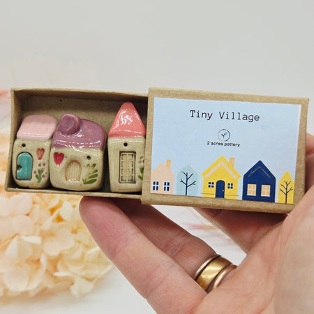 Tiny Ceramic Village -  Petal Place