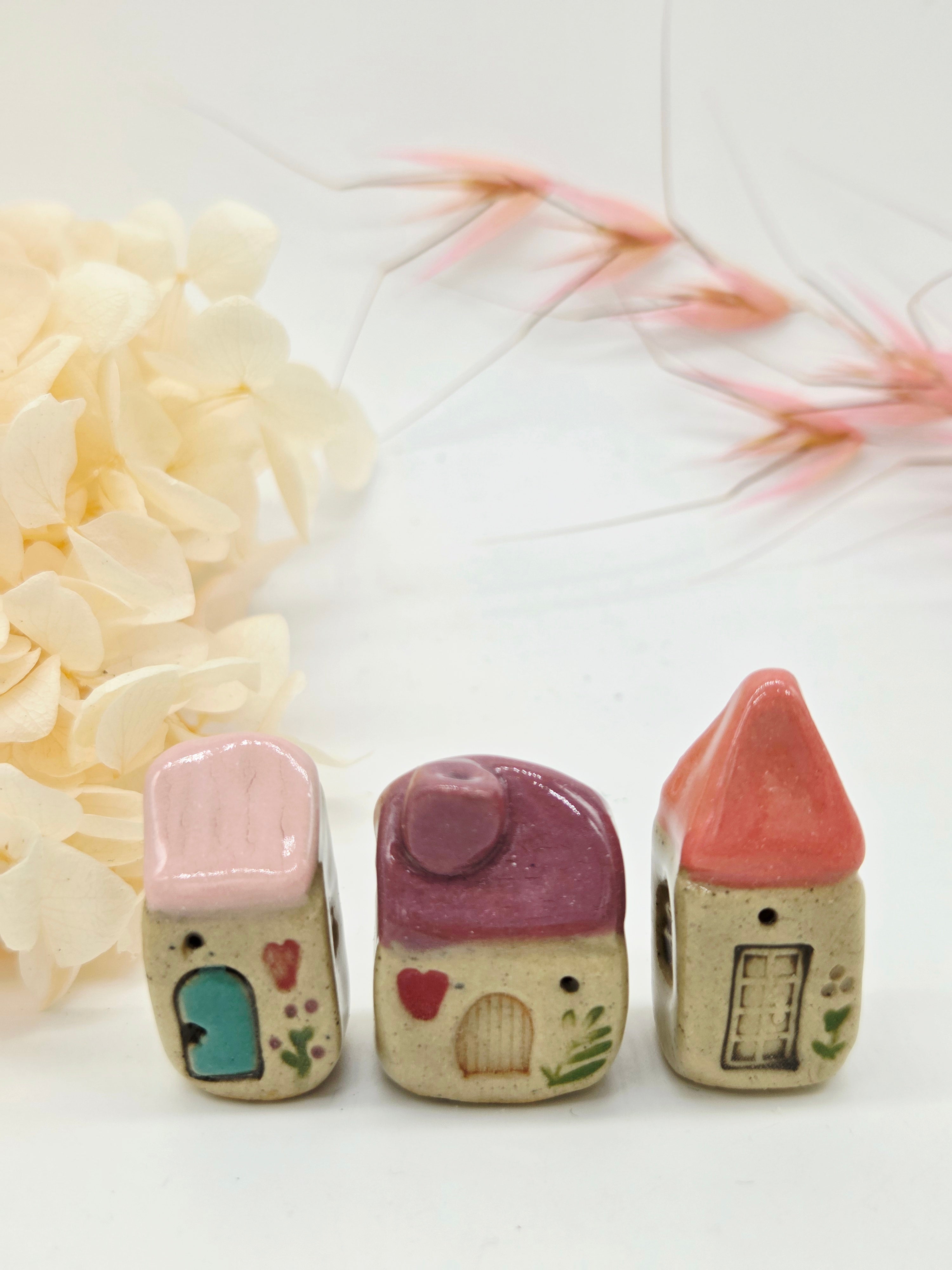 Tiny Ceramic Village -  Petal Place