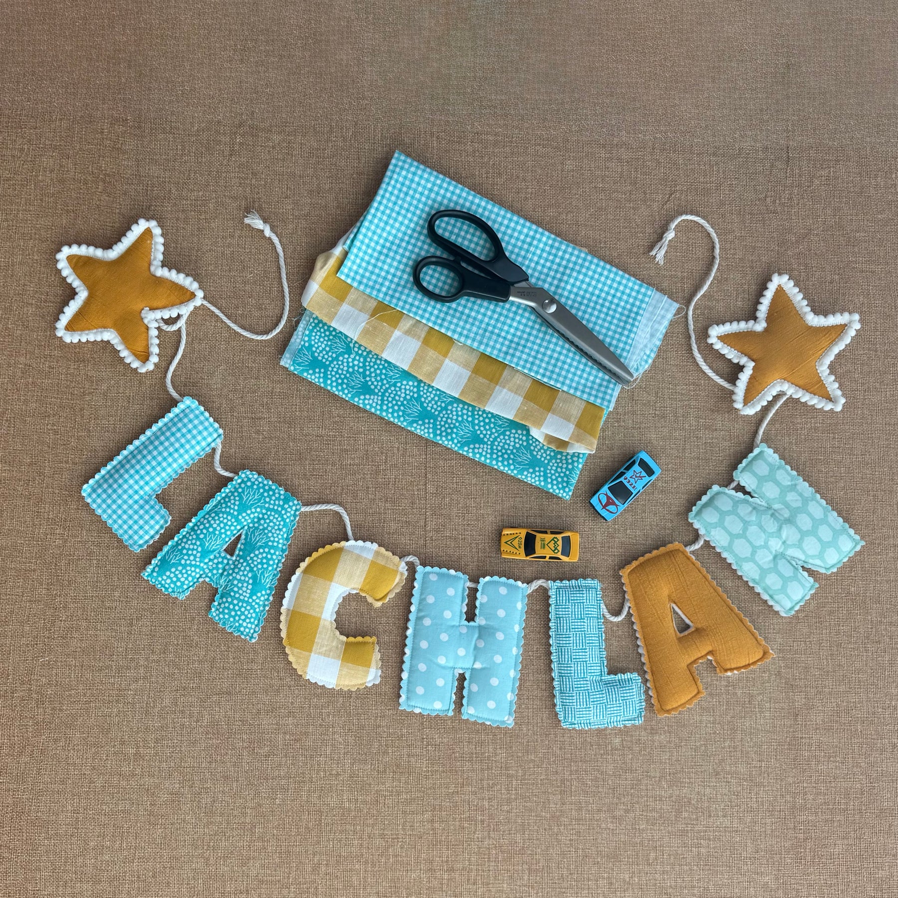 Personalised Handmade Bunting – Custom Name Banner