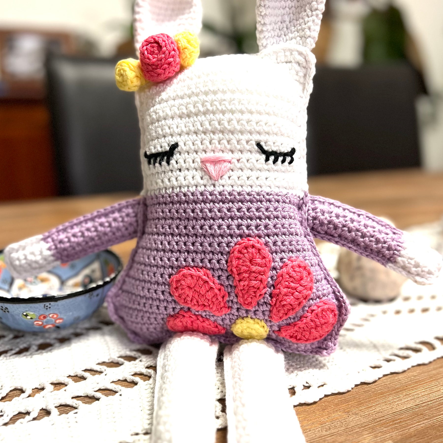 Crochet Ragdoll Bunny