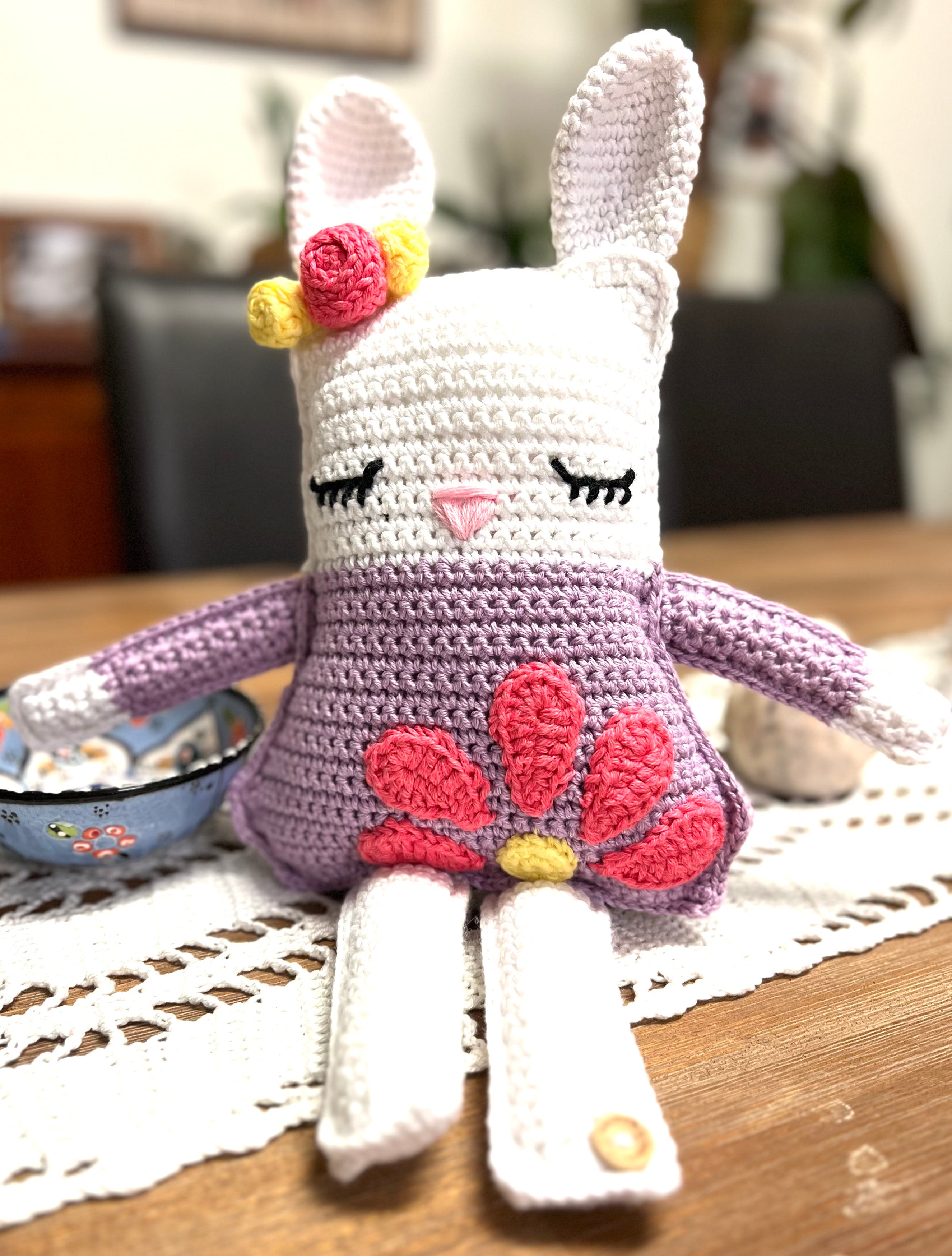 Crochet Ragdoll Bunny
