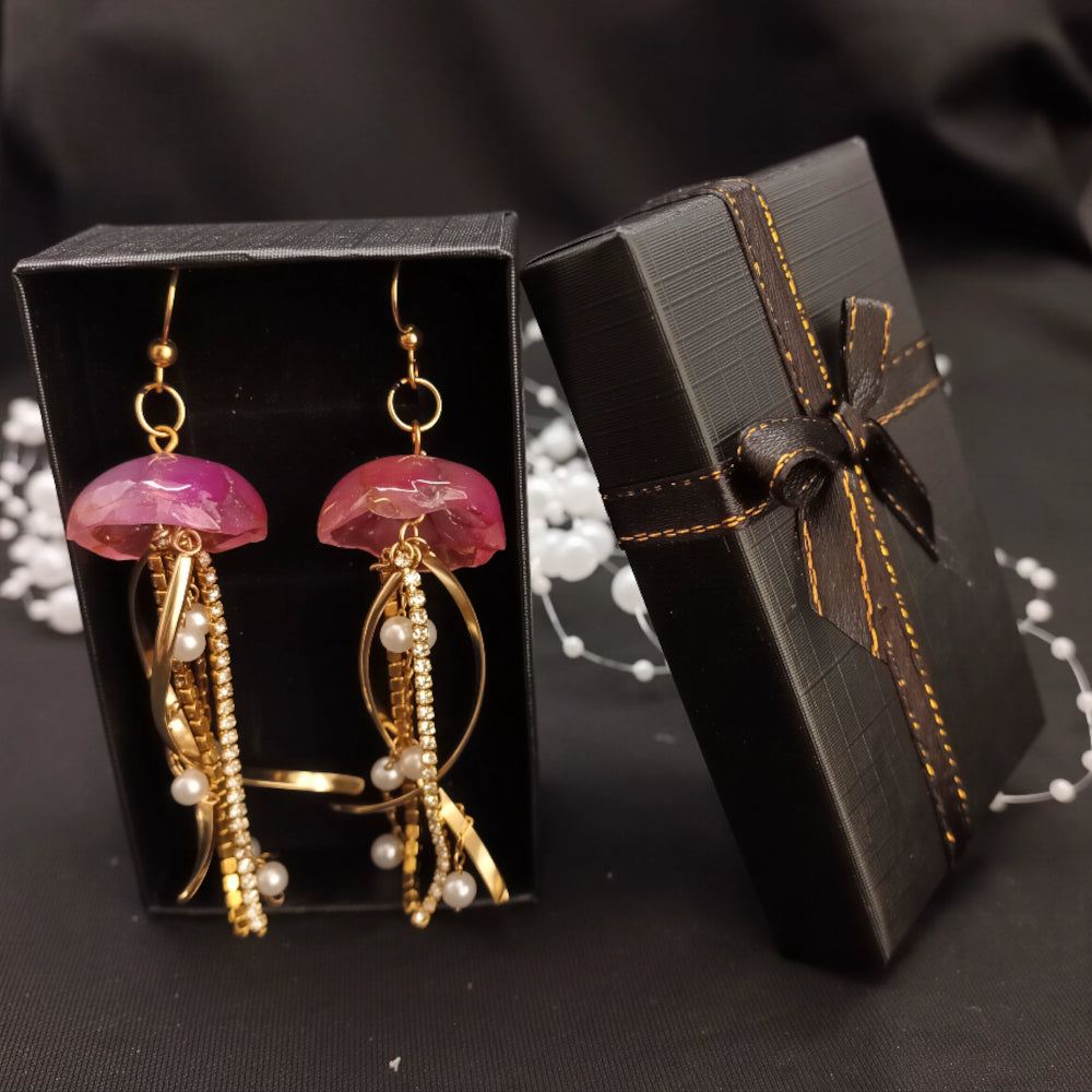 Iridescent Jellyfish Earrings (4 colour variations)