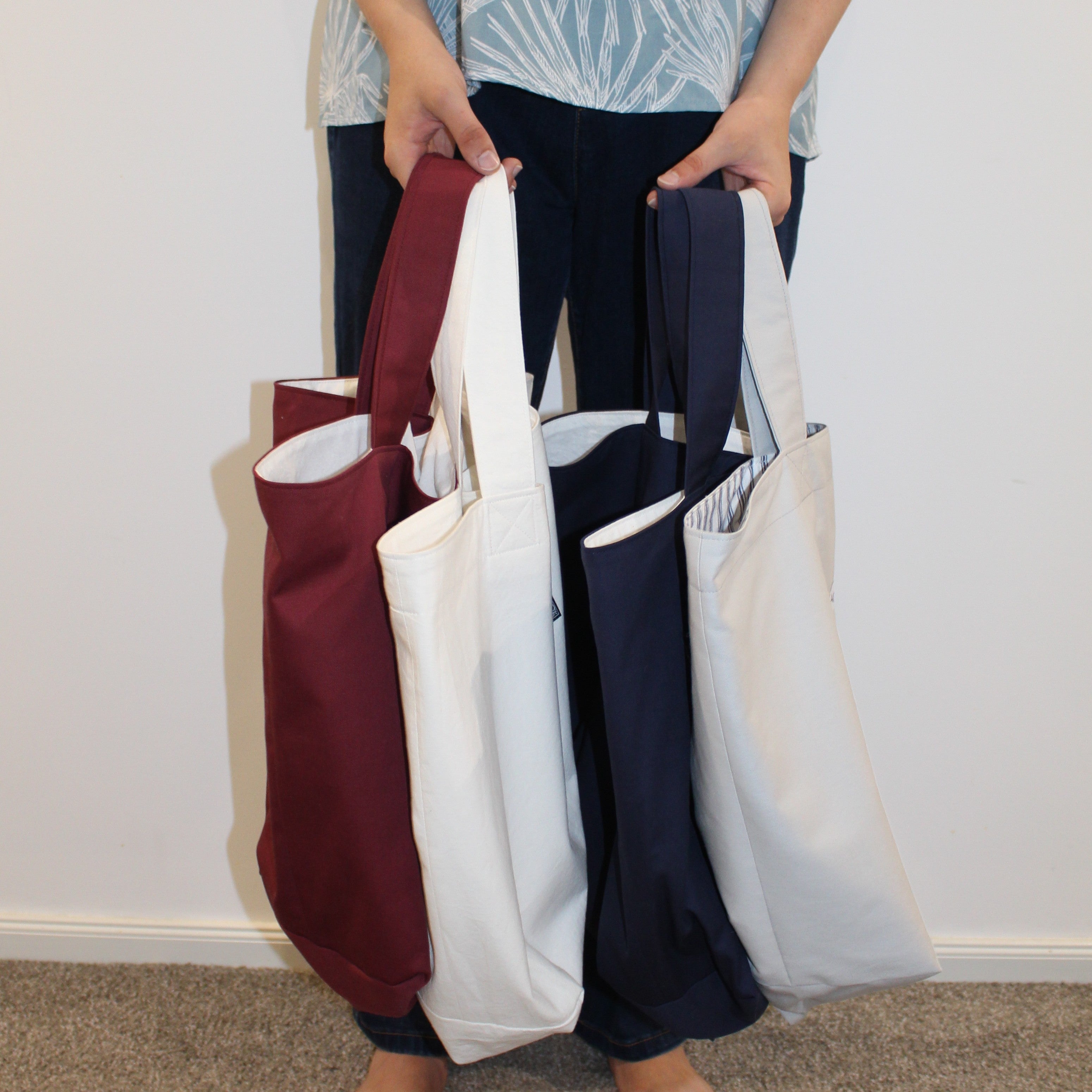 PDF Sewing Pattern Shopping Market Beach Tote Bag